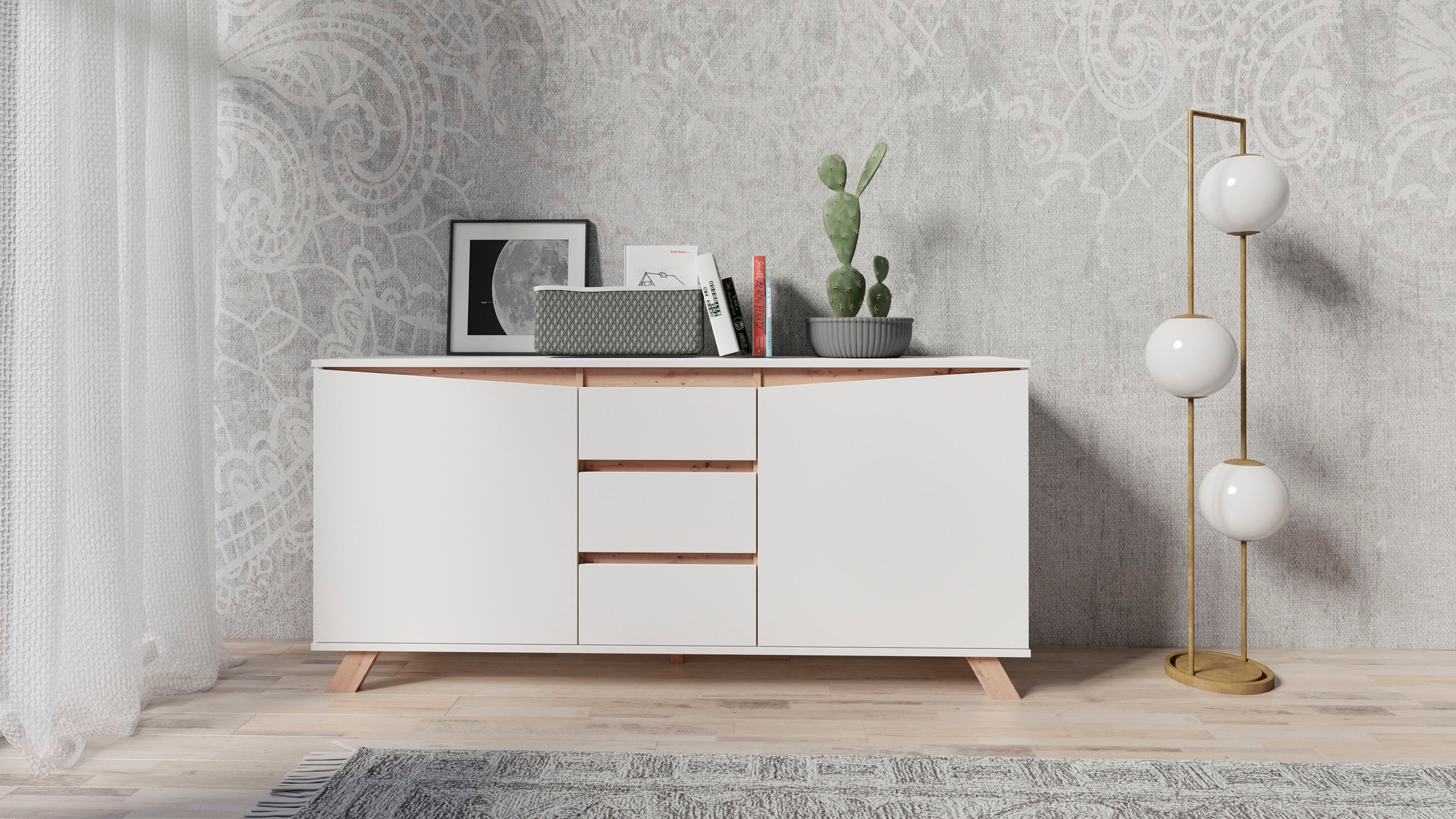 byLIVING Sideboard »Valentin«, Breite 160 und 180 cm