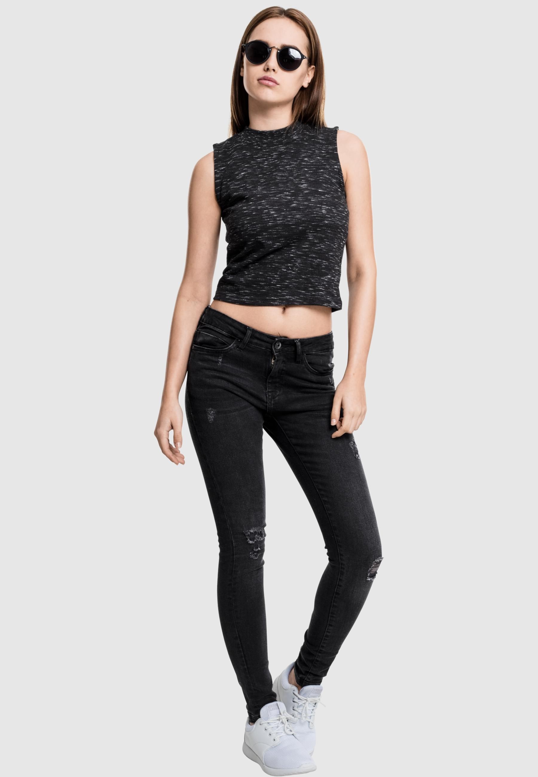 URBAN CLASSICS Muskelshirt »Urban Classics Damen Ladies Space Dye Top«, (1 tlg.)