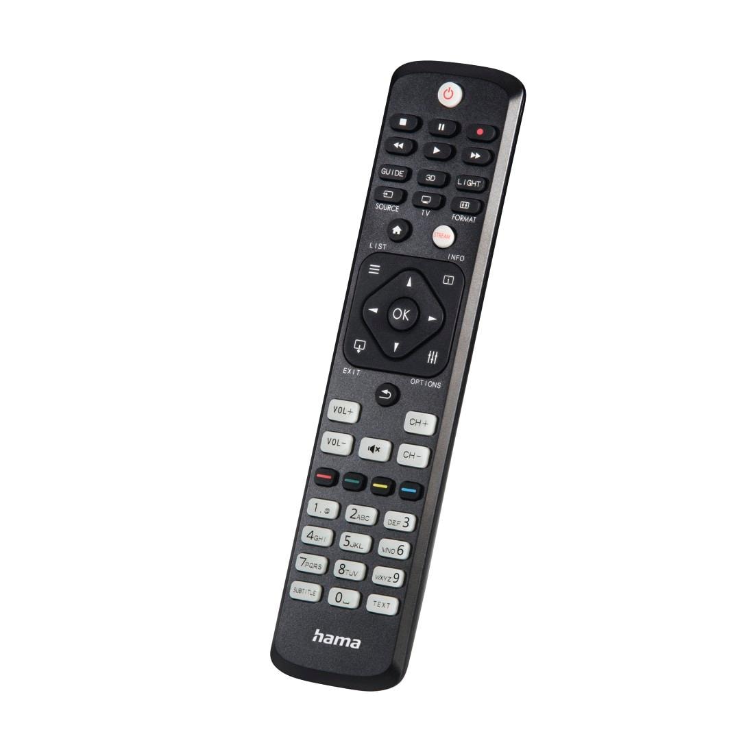 Hama Universal-Fernbedienung »Universal Ersatzfernbedienung für Philips TV, lernfähig«, 1-in-1