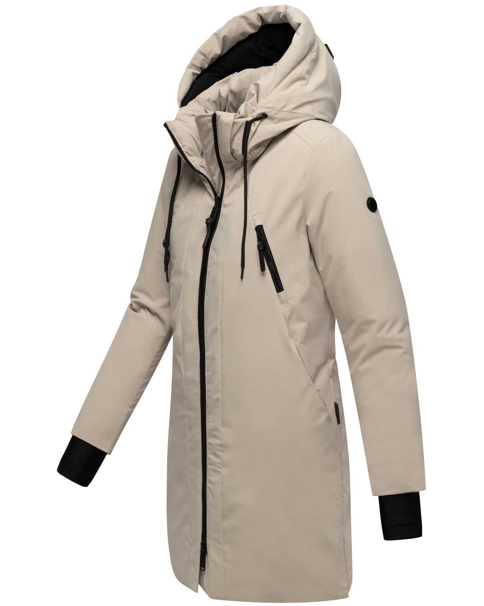 Navahoo Wintermantel "Winterzart 14" Mantel mit abnehmbarer Kapuze und Ruck günstig online kaufen