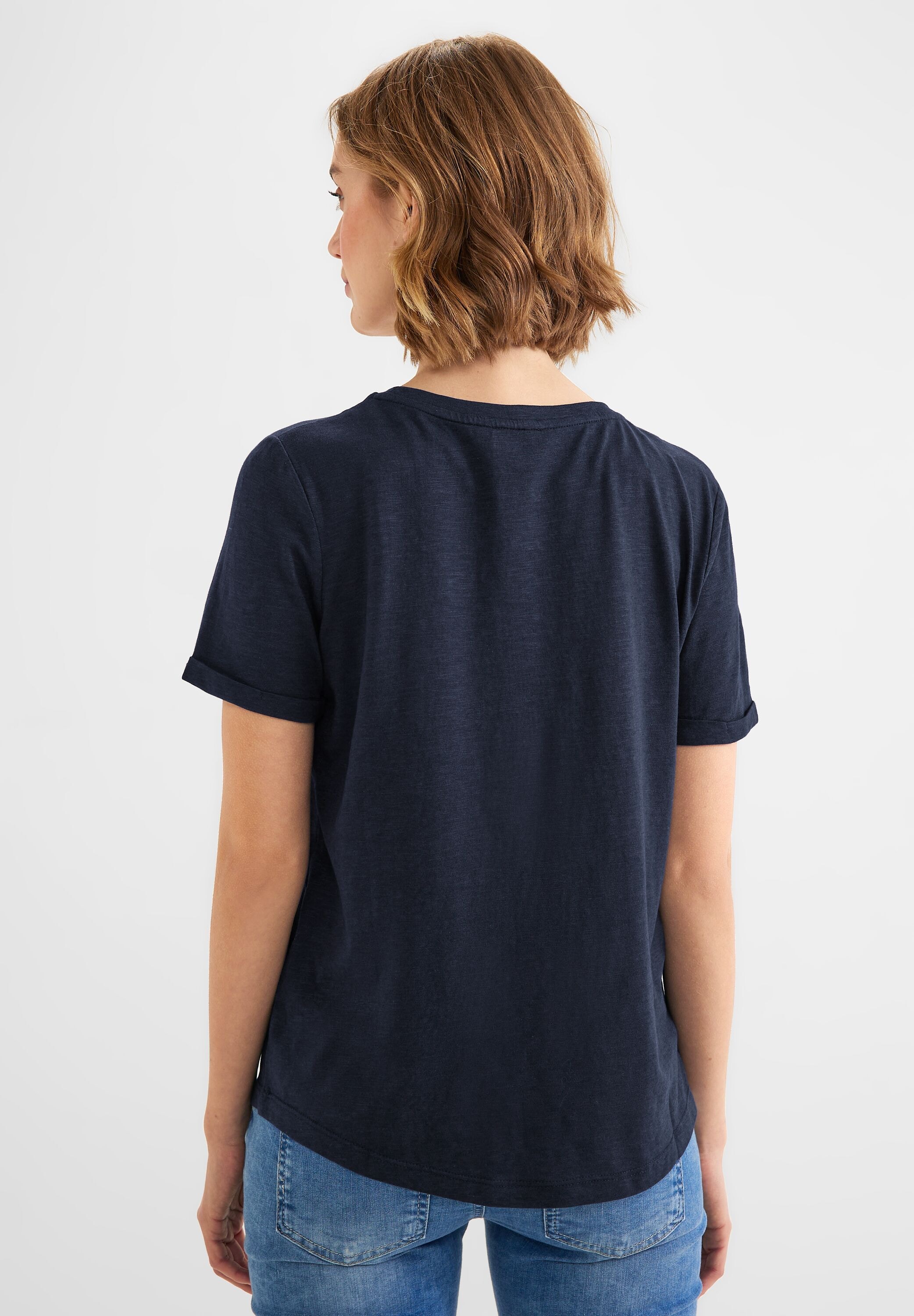 STREET ONE T-Shirt, aus softem Materialmix für bestellen | BAUR