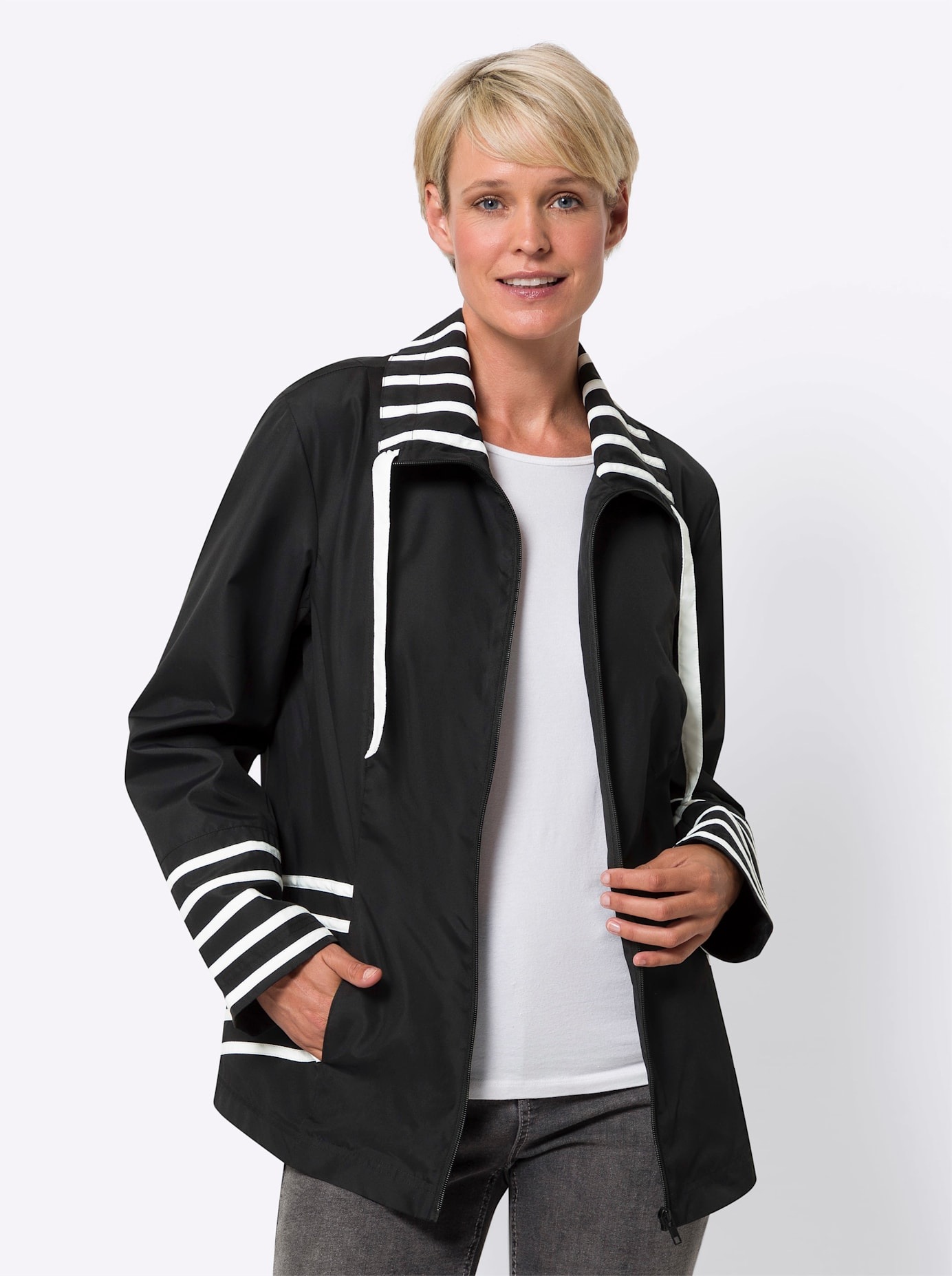 Classic Basics Langjacke, ohne Kapuze