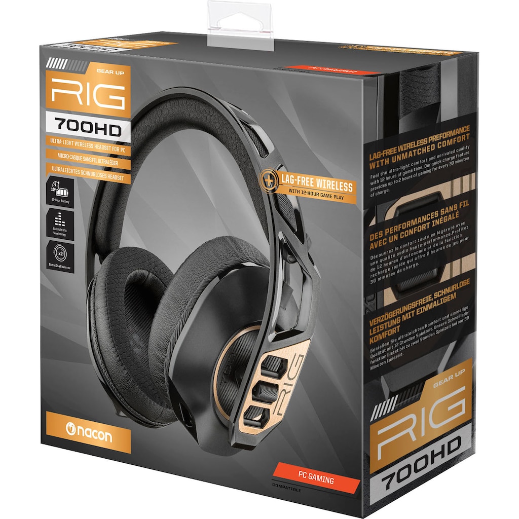 nacon Gaming-Headset »RIG 700HD«, Noise-Cancelling-Mikrofon abnehmbar