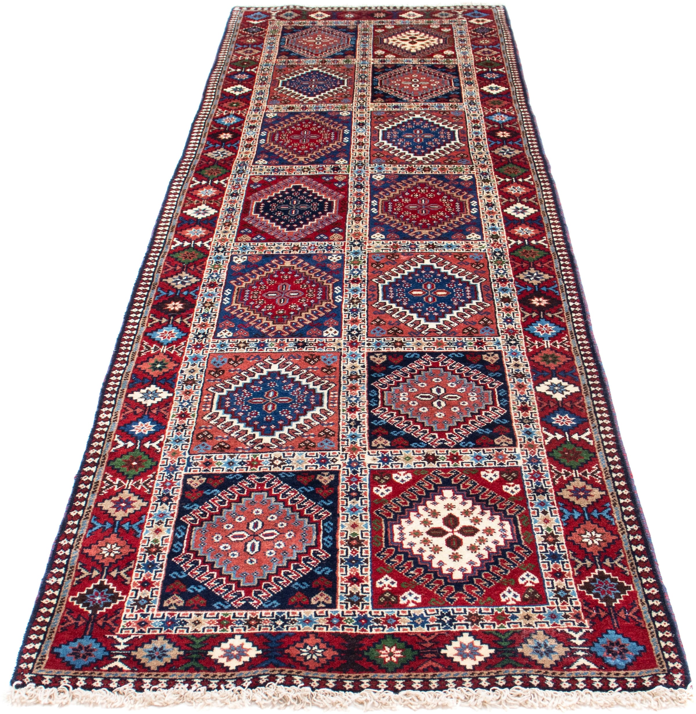 morgenland Orientteppich "Perser - Nomadic - 283 x 82 cm - mehrfarbig", rechteckig, 10 mm Höhe, Wohnzimmer, Handgeknüpft