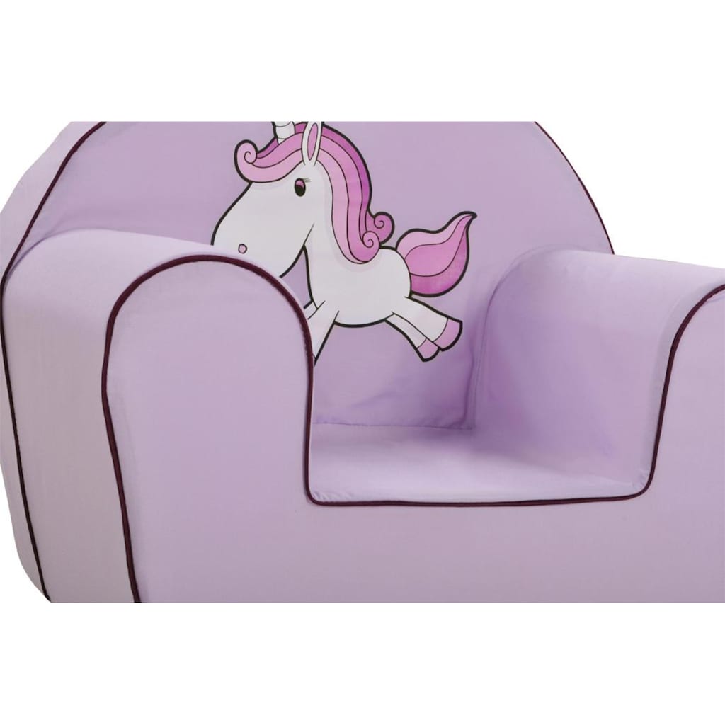 Knorrtoys® Sessel »UMA. Das Einhorn, lila«, für Kinder; Made in Europe