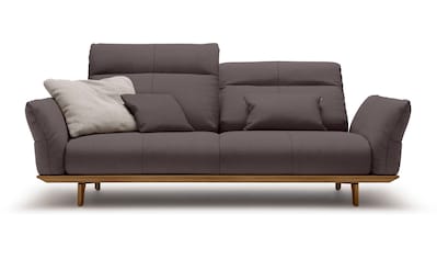 hülsta sofa 3-Sitzer »hs.460«, Sockel in Nussbaum, Füße Nussbaum, Breite 208 cm kaufen