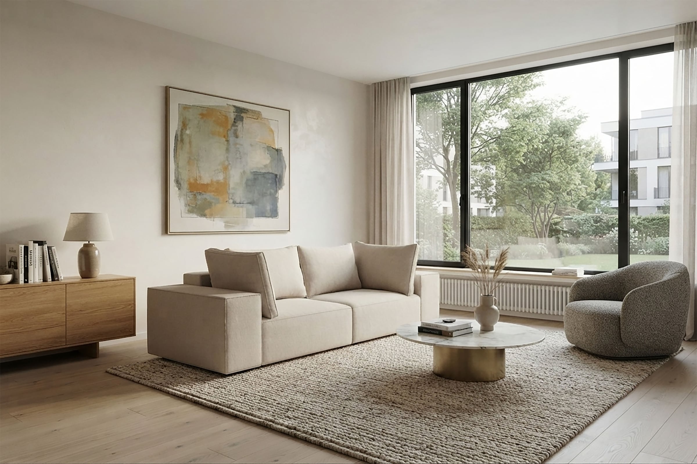 OTTO home Big-Sofa »Conor XL, B: 268cm, Liegefläche: 138 x 194 cm, in Cord und Velours« Schlafsofa mit Schlaffunktion und Bettkasten
