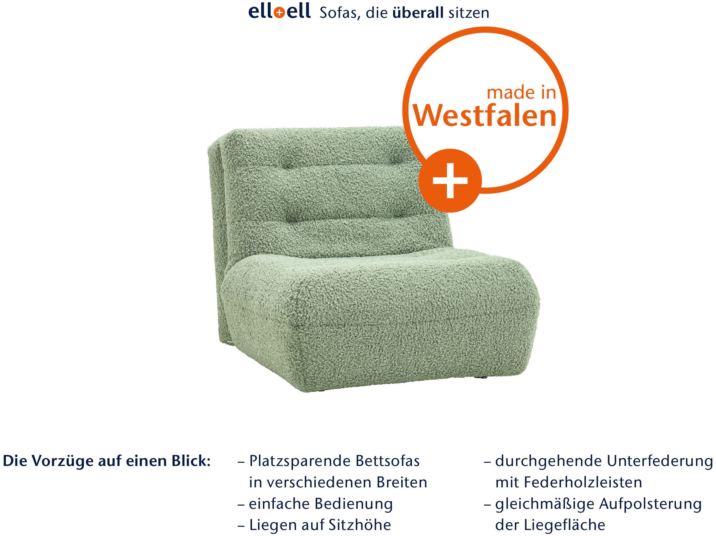 Thumbnail - ell + ell Schlafsofa "Vanja"
