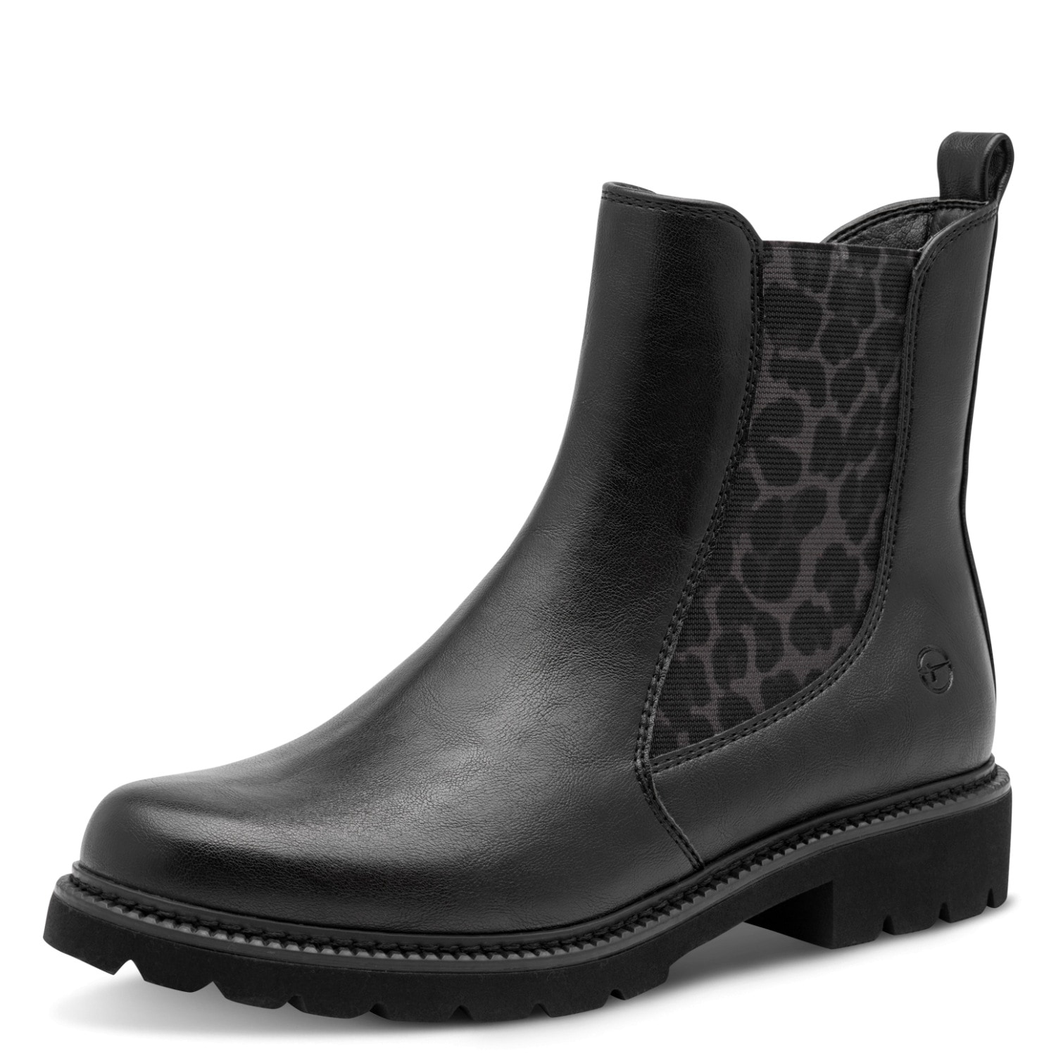 Tamaris, Businessschuh, Schlupfschuh, Stiefelette mit Stretcheinsätzen