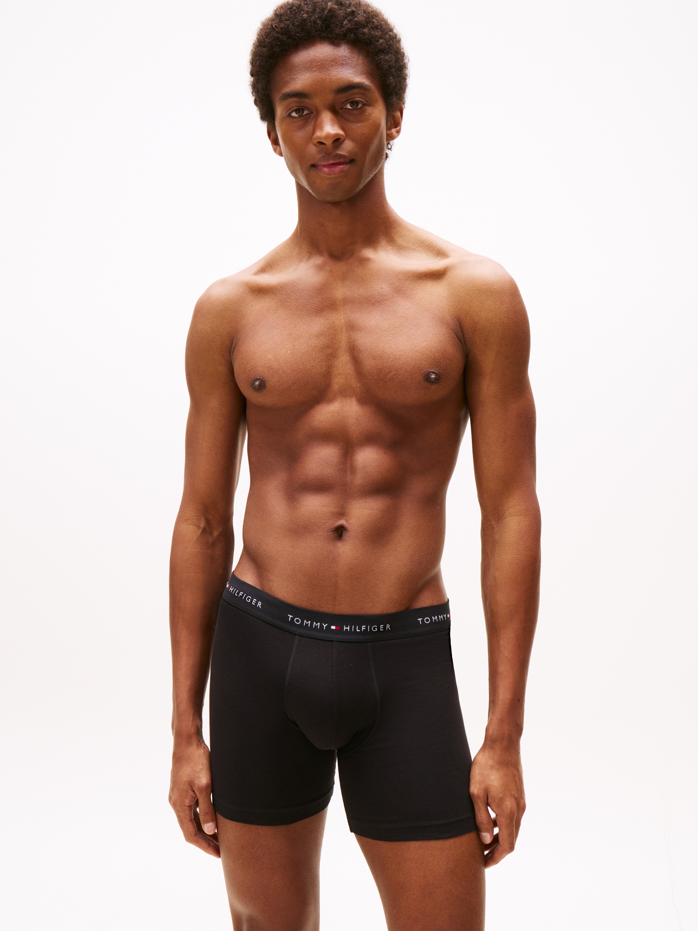 Tommy Hilfiger Underwear Boxershorts "3P BOXER BRIEF DTM", (3 St.), mit lan günstig online kaufen