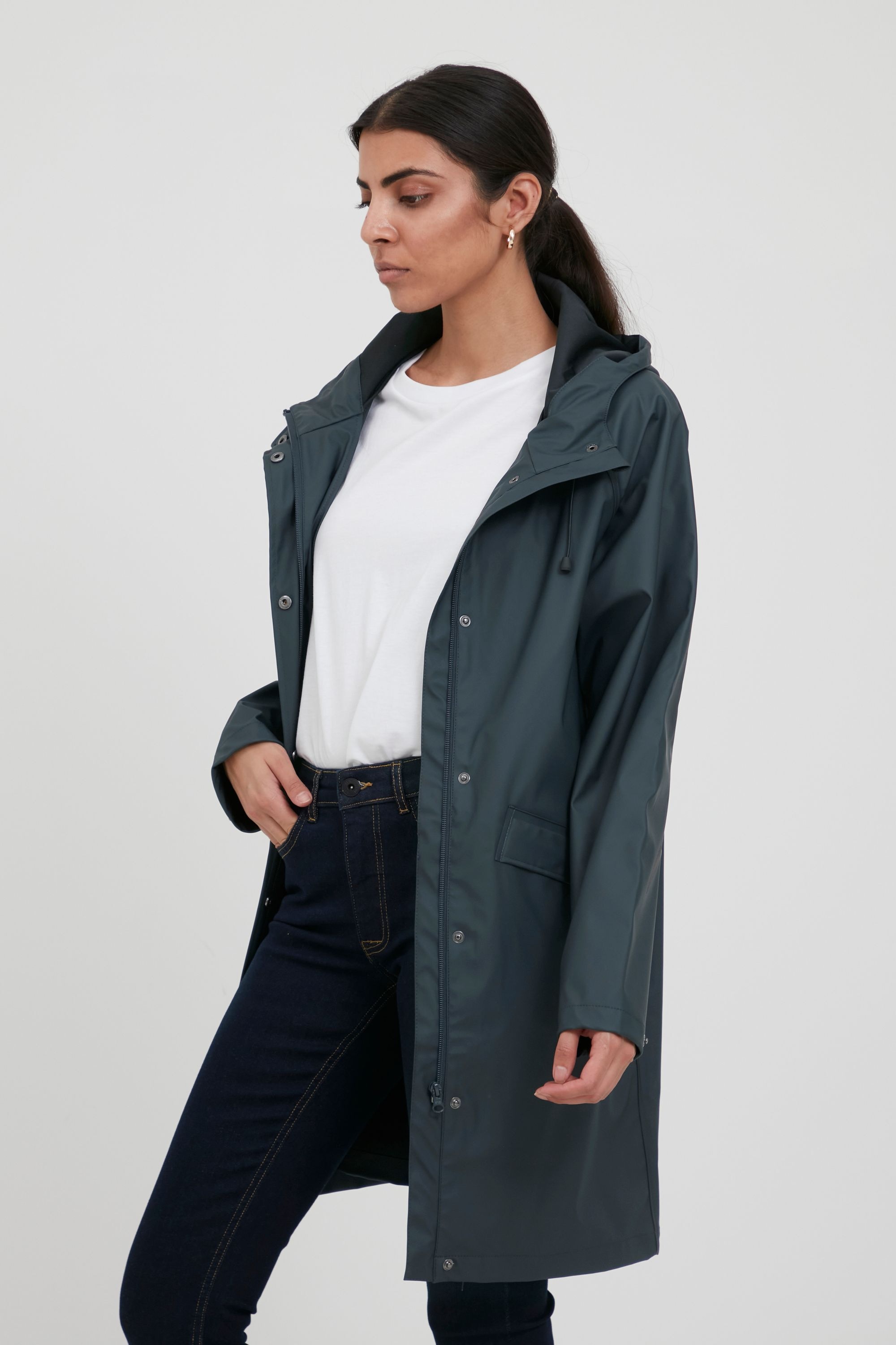 Ichi Regenjacke »Regenjacke IHTazi«, mit Kapuze