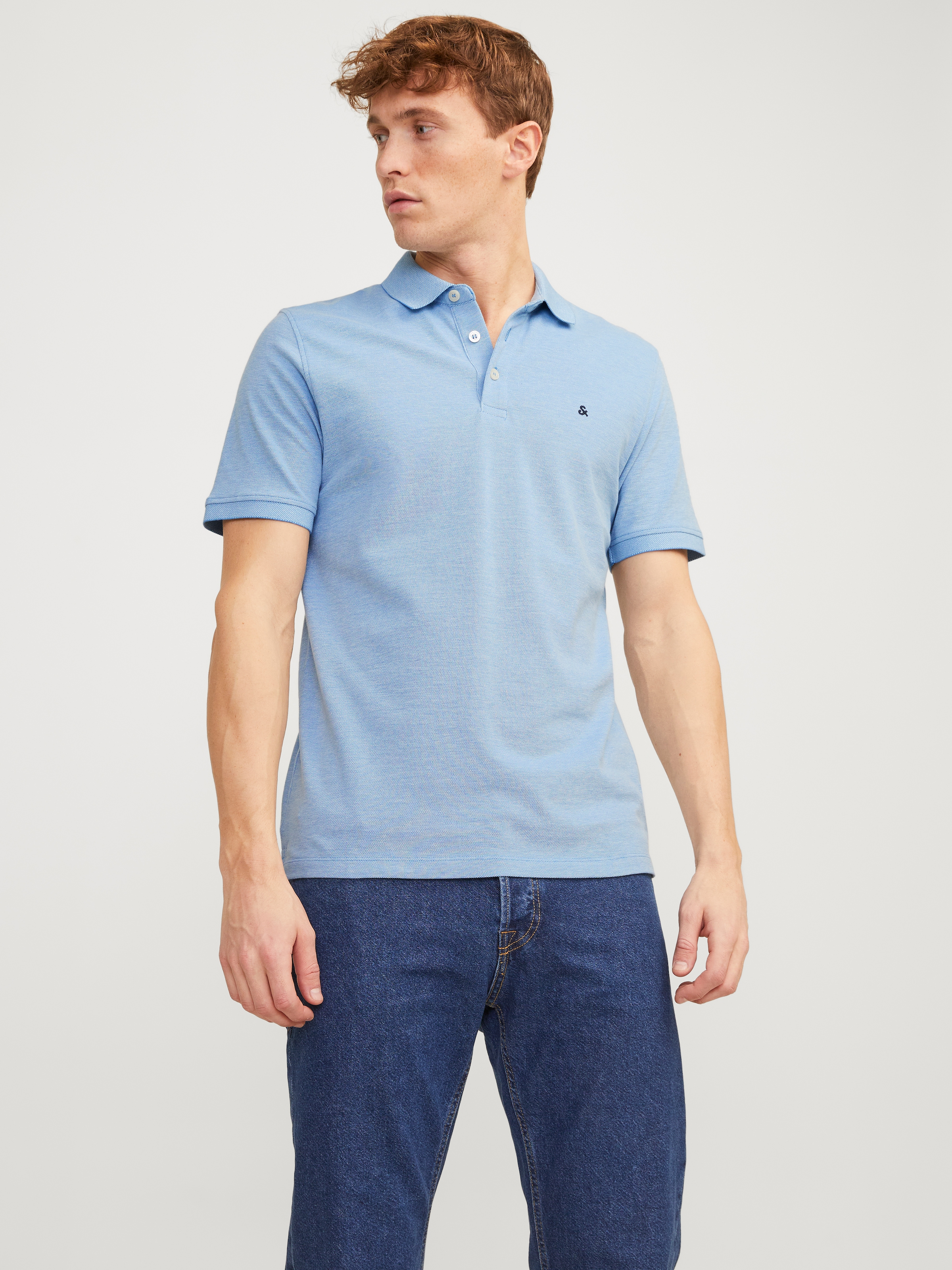 Jack & Jones "JJEPAULOS POLO SS NOOS" mit Logo Stickerei günstig online kaufen