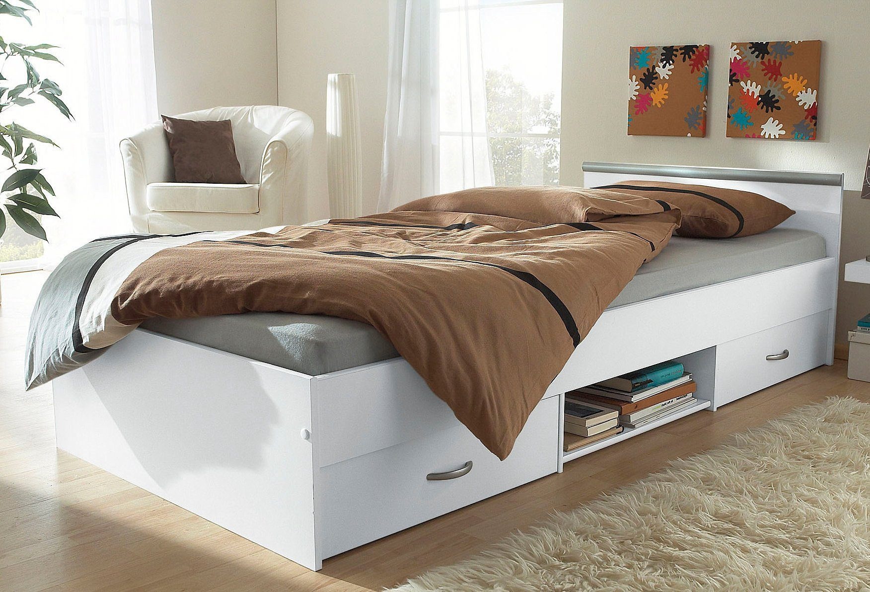 Parisot Funktionsbett "Stauraumbett, TOPSELLER" teilbar in 2 Einzelbetten, günstig online kaufen