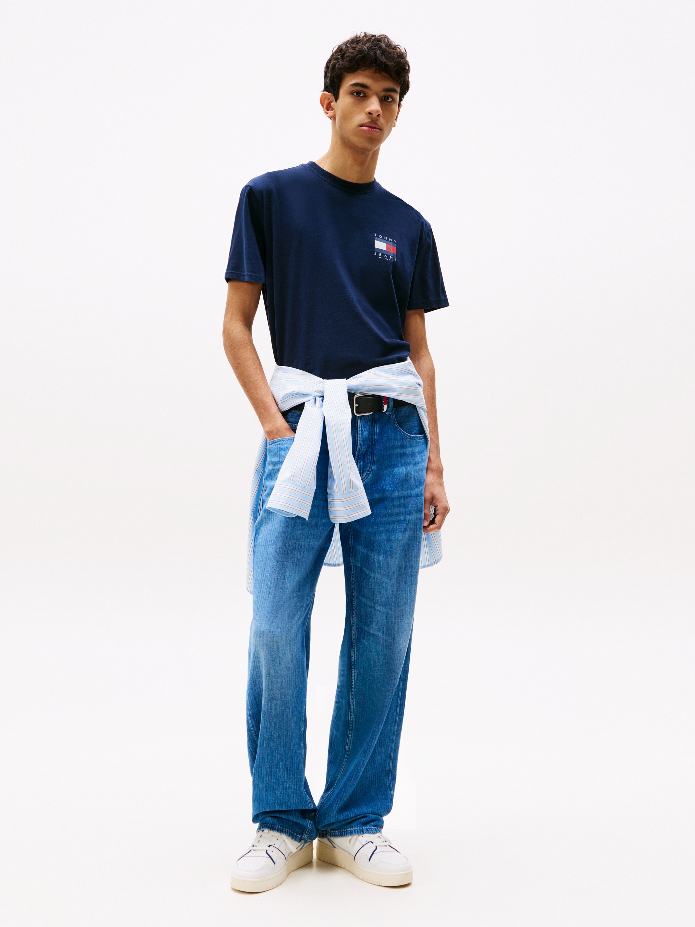 Tommy Jeans T-Shirt "TJM REG FLAG GRAPH BCKPRNT T EXT", Mit Rundhalsausschn günstig online kaufen