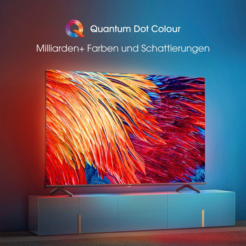 Hisense QLED-Fernseher »55E77HQ«, 139 cm/55 Zoll, 4K Ultra HD, Smart-TV