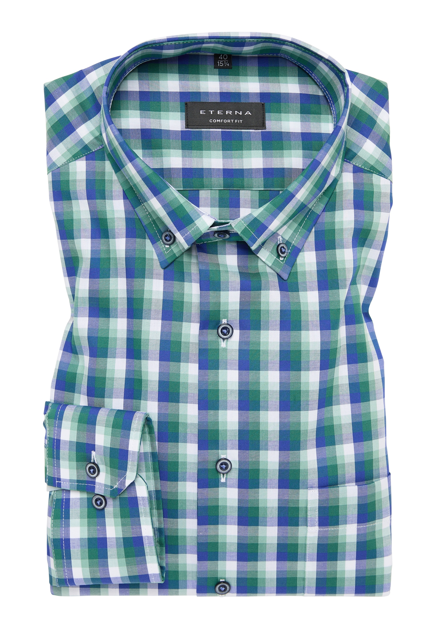Eterna Langarmhemd »COMFORT FIT«, NON IRON (bügelfrei)