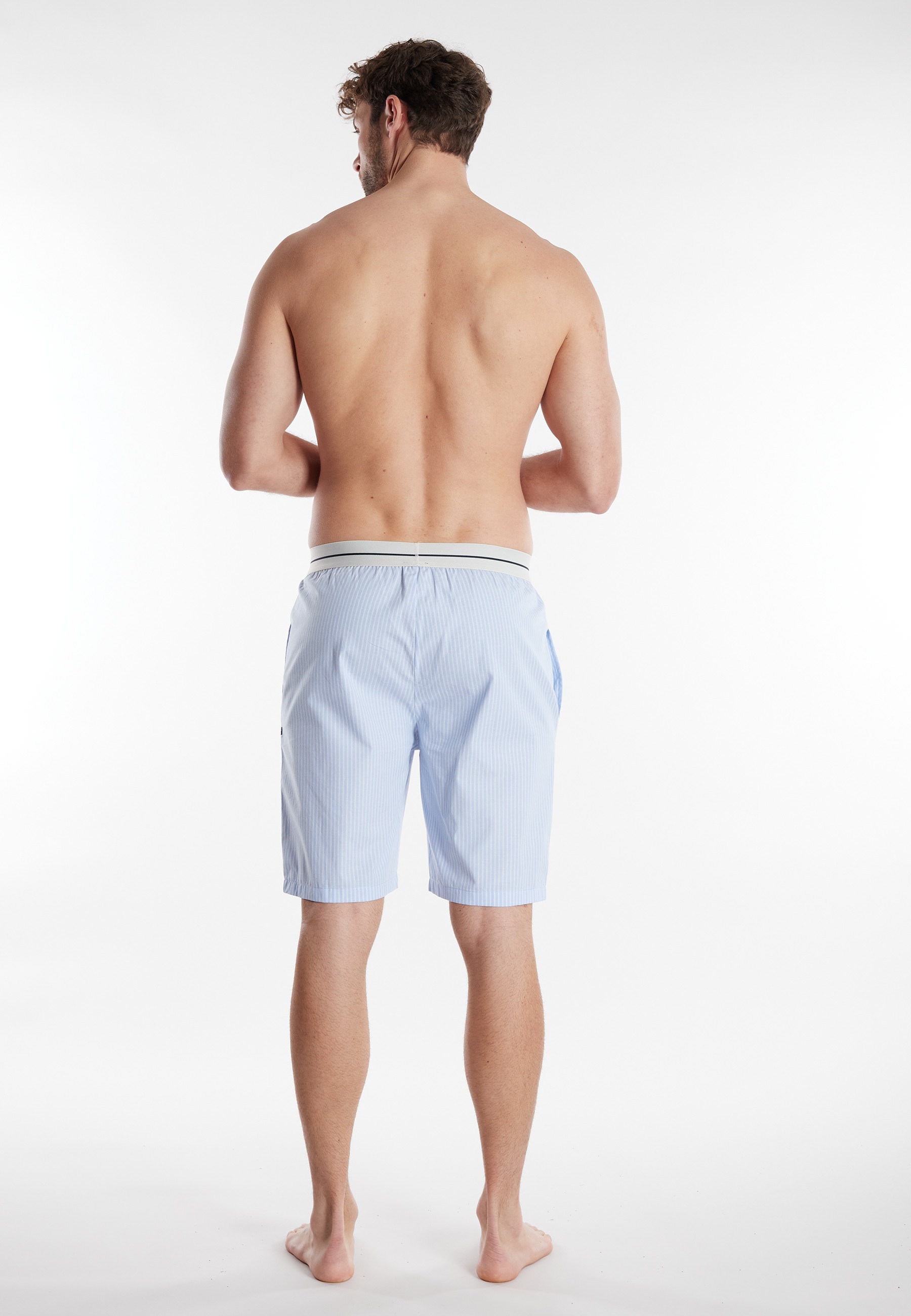TOM TAILOR Bermudas »Dakota«, gestreift, seitliche Taschen, Logobund