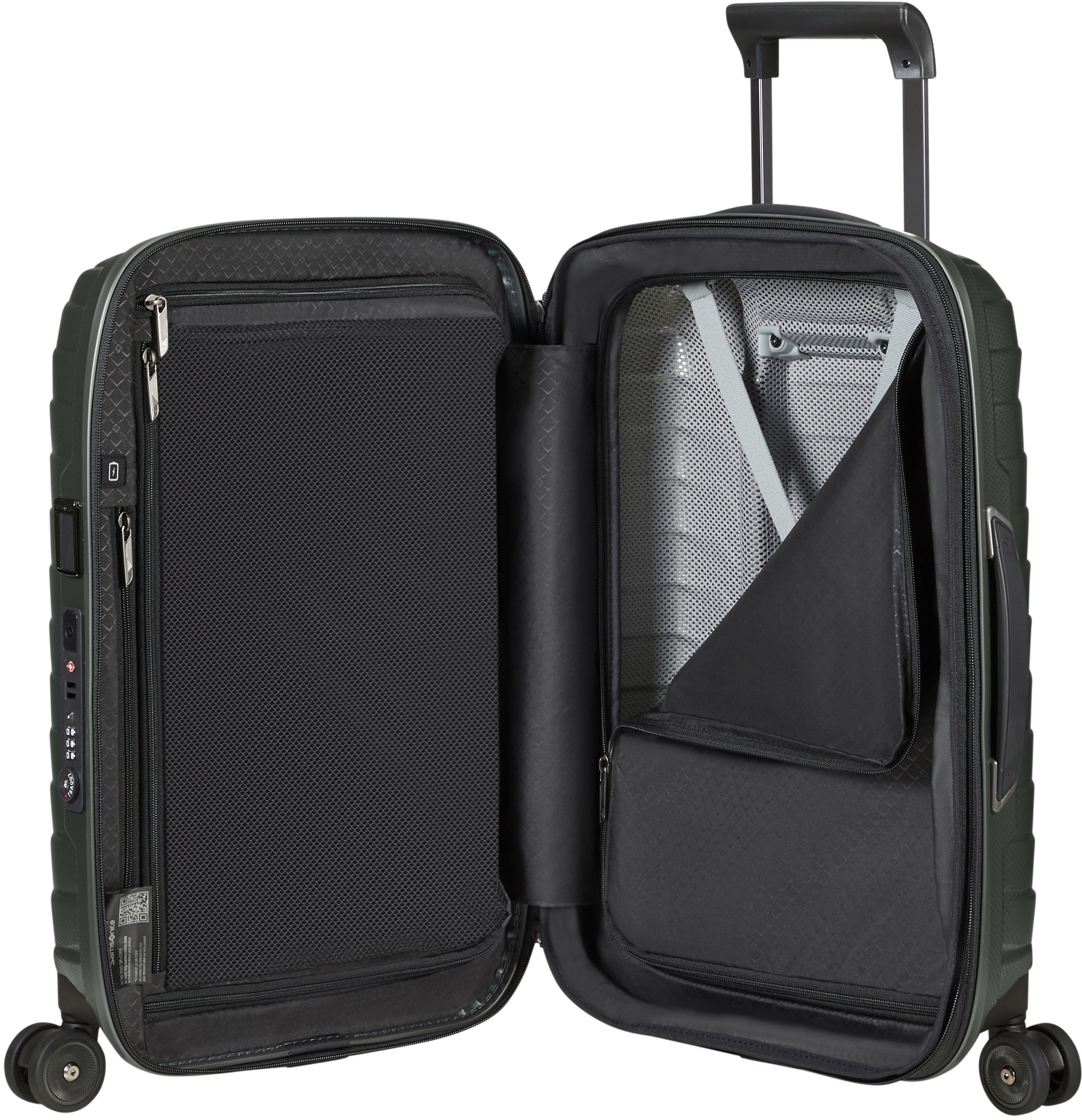 Samsonite Hartschalen-Trolley »Proxis, 55 cm«, 4 Rollen, mit  Volumenerweiterung und USB-Schleuse; Made in Europe | BAUR