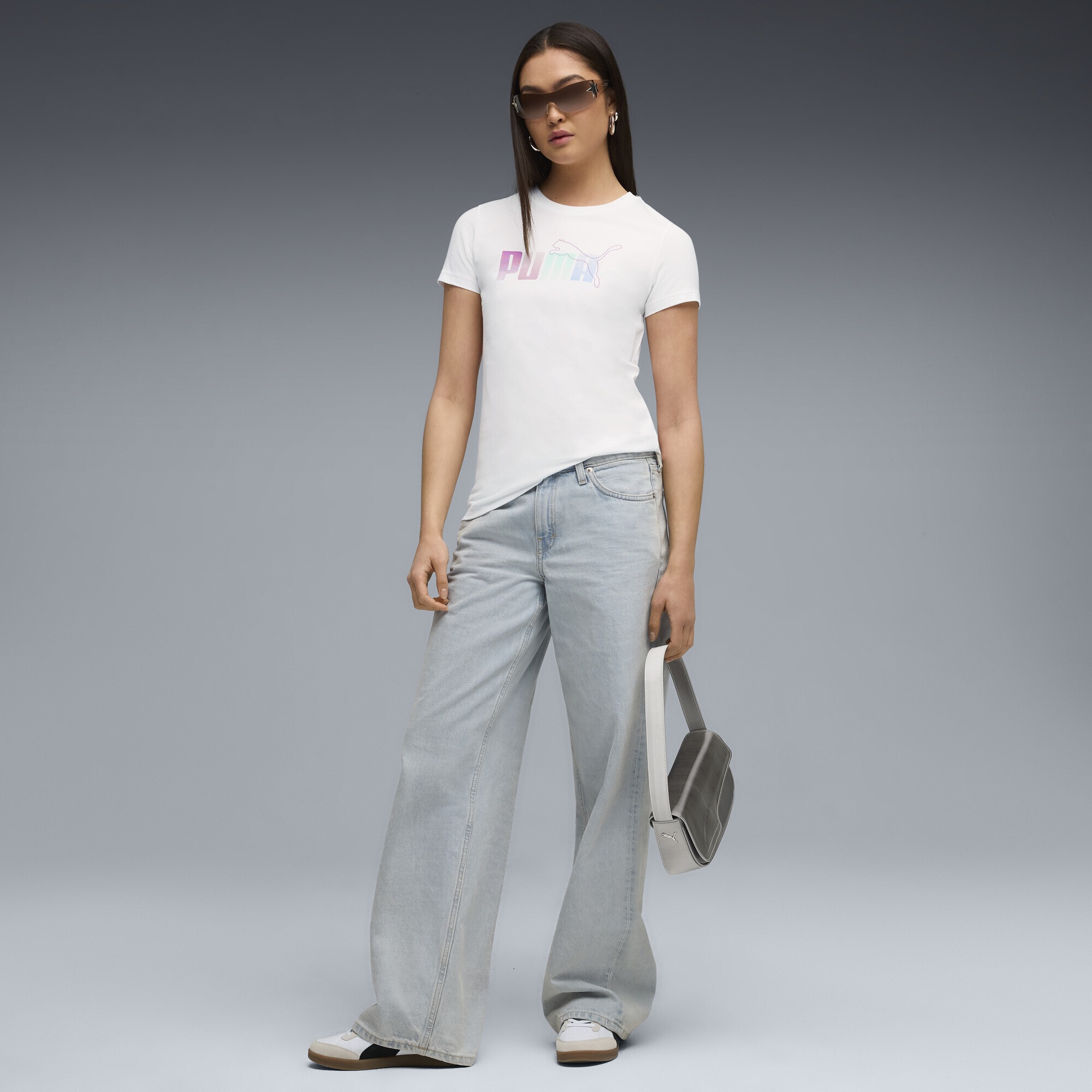 PUMA T-Shirt »Grafik Stacked T-Shirt Damen«
