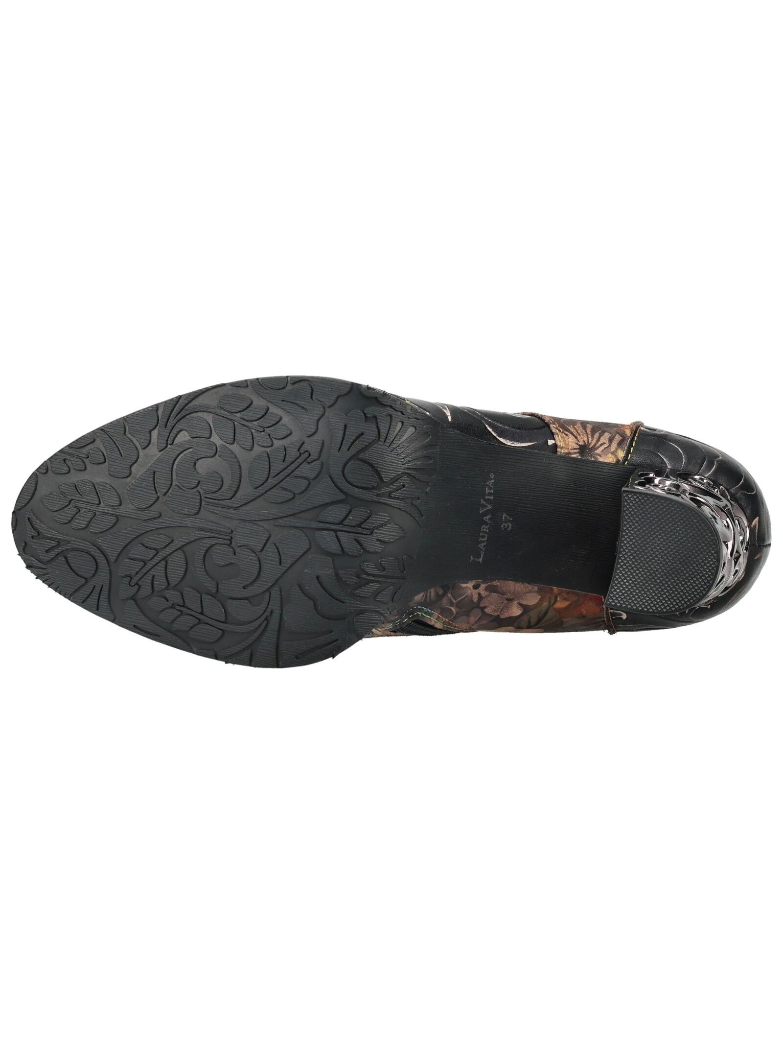 LAURA VITA High-Heel-Stiefelette »LAURA VITA Stiefelette Leder/Textil«