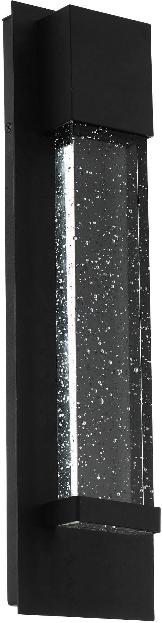 EGLO Wandleuchte »Villagrazia Wandlampe, Außeneleuchte aus Alu und Glas, IP44, Lampe« LED-Modul 1 Stk. Warmweiß