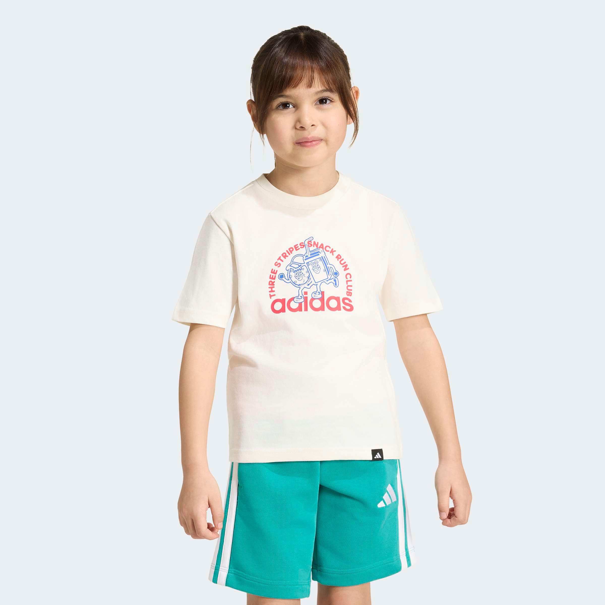 adidas Sportswear T-Shirt »LK FOOD T« für Kinder, im sportlichen Stil, Basic-Design, aus Baumwolle