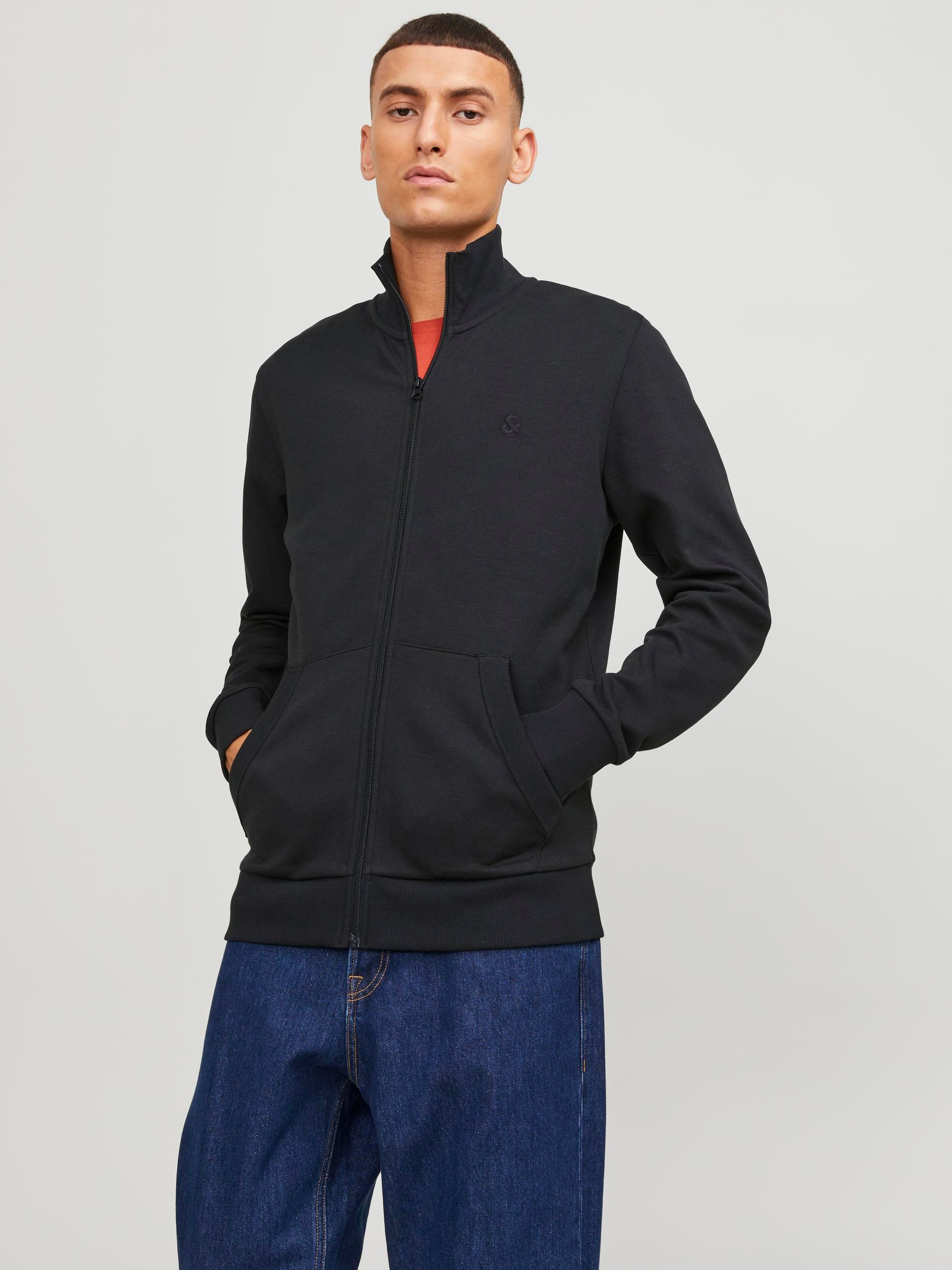 Jack & Jones Sweatjacke "JJEPAULOS SWEAT ZIP NOOS"