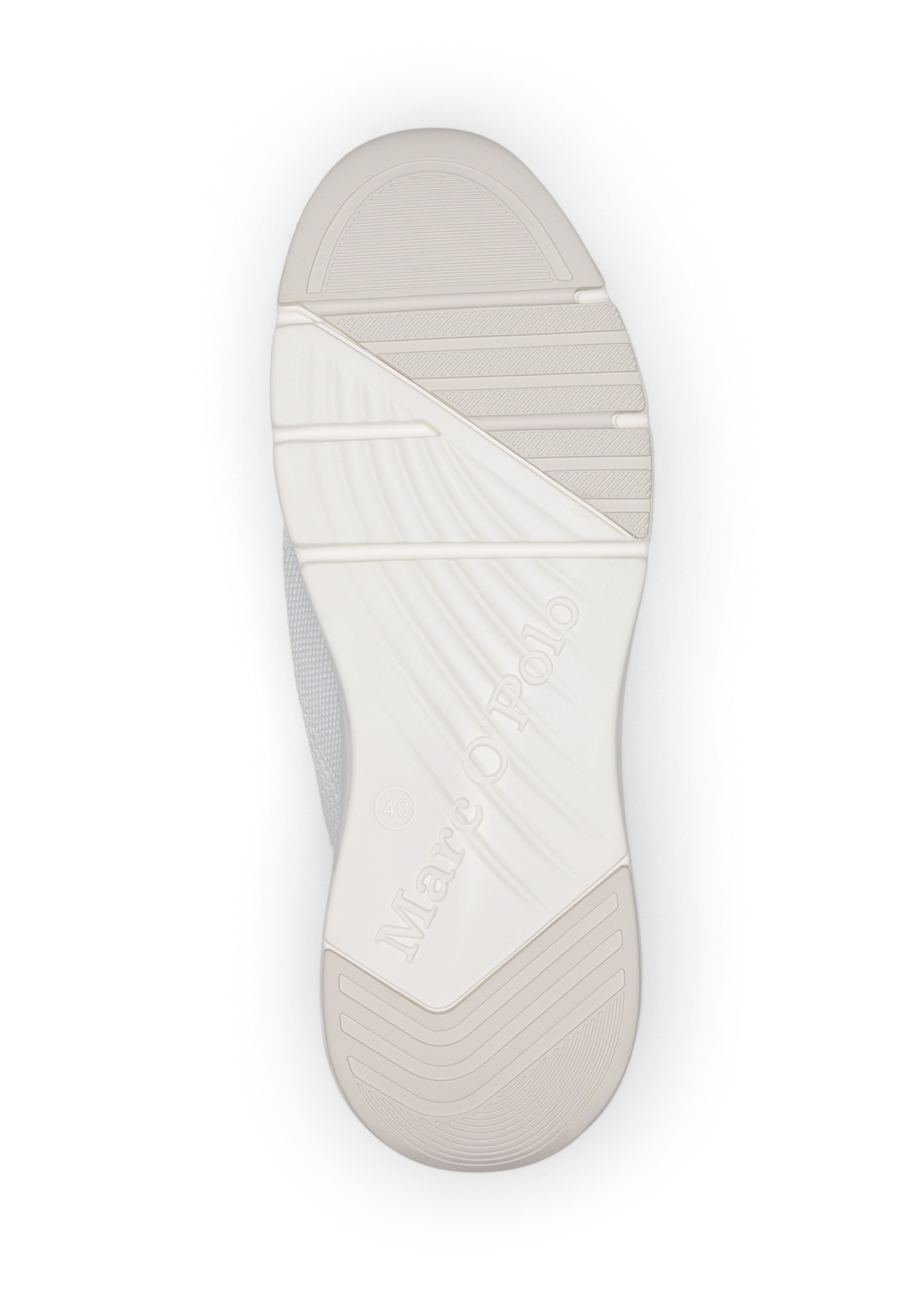 Slip-On Sneaker MARC O'POLO "Leila", Herren, Gr. 42, weiß, Textil, unifarben, Schuhe, Slipper, Freizeitsneaker, Halbschuh mit Anziehlasche 5