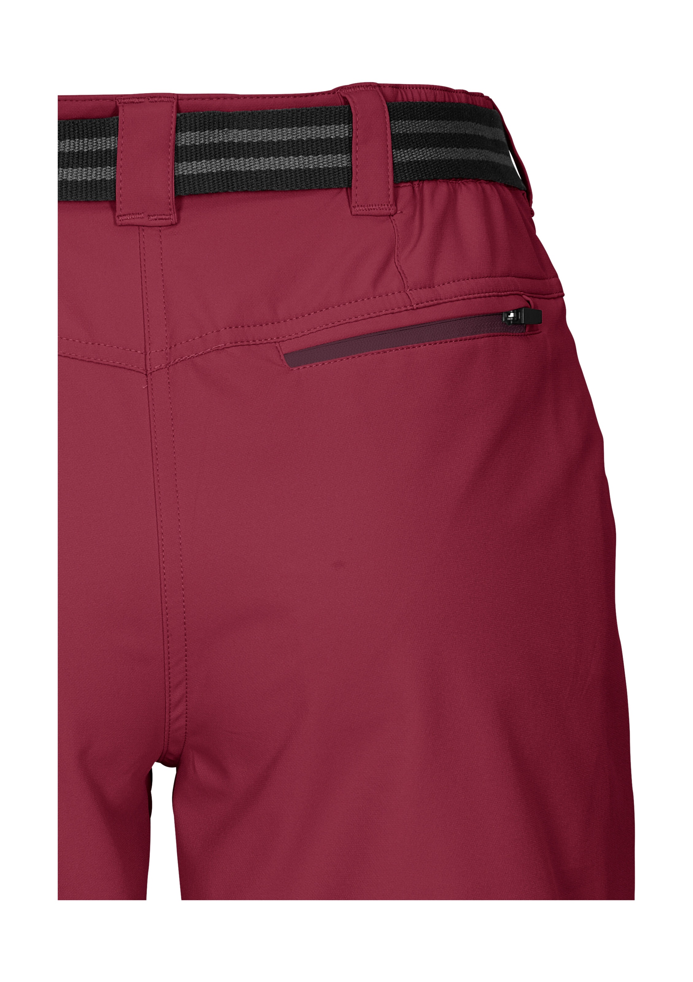 Bermudas KILLTEC "KOS 19 WMN BRMDS", Damen, Gr. 52, Normalgrößen, weinrot, Obermaterial: 100% Polyester, Hosen Bermudas, wasserabweisend, schnelltrocknend, Stretch-Material, inkl. Gürtel 3