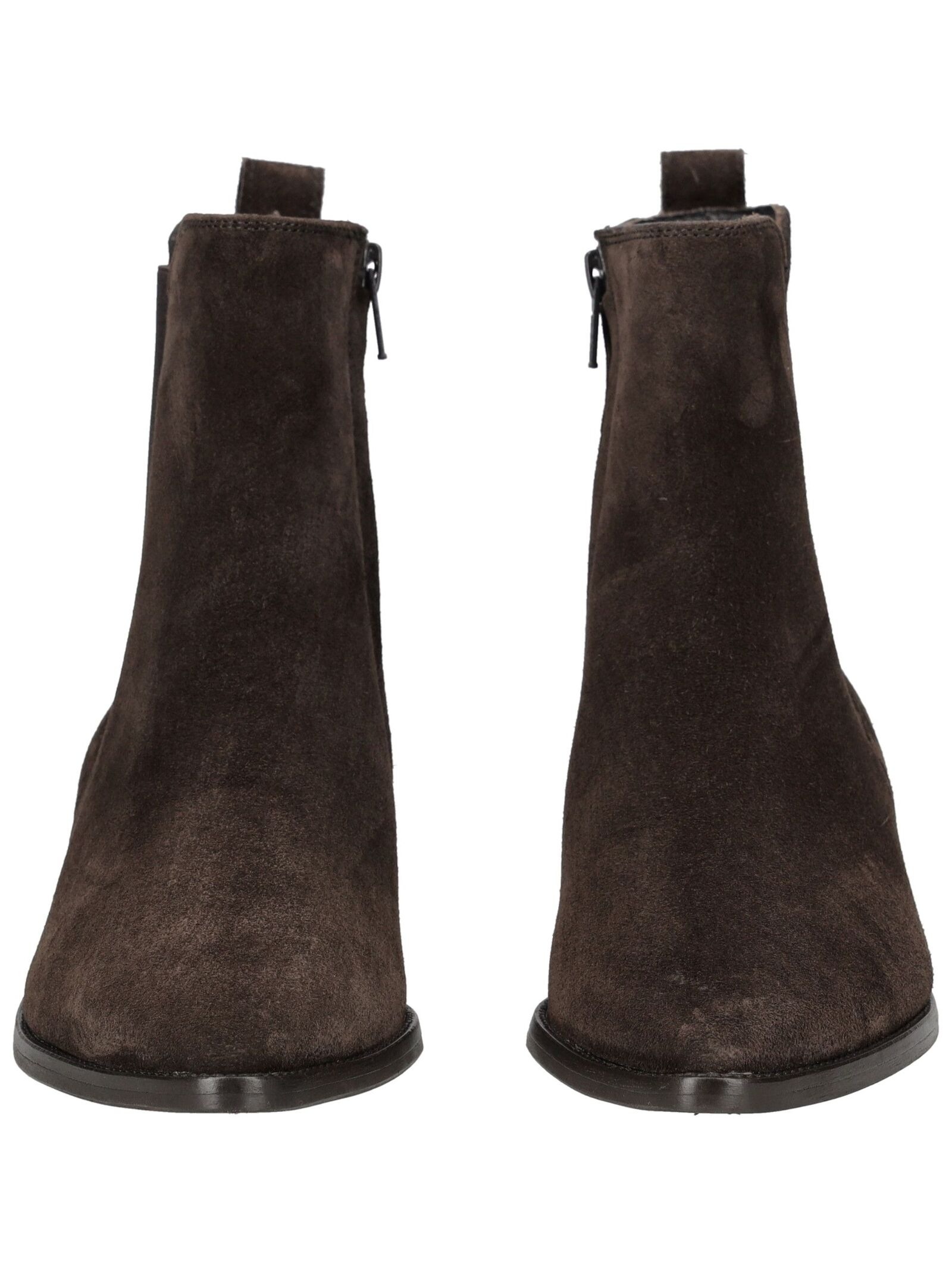 Stiefelette PAUL GREEN "Paul Green Stiefelette Veloursleder", Damen, Gr. 37,5, braun (mocca), Veloursleder, Schuhe Stiefelette 2
