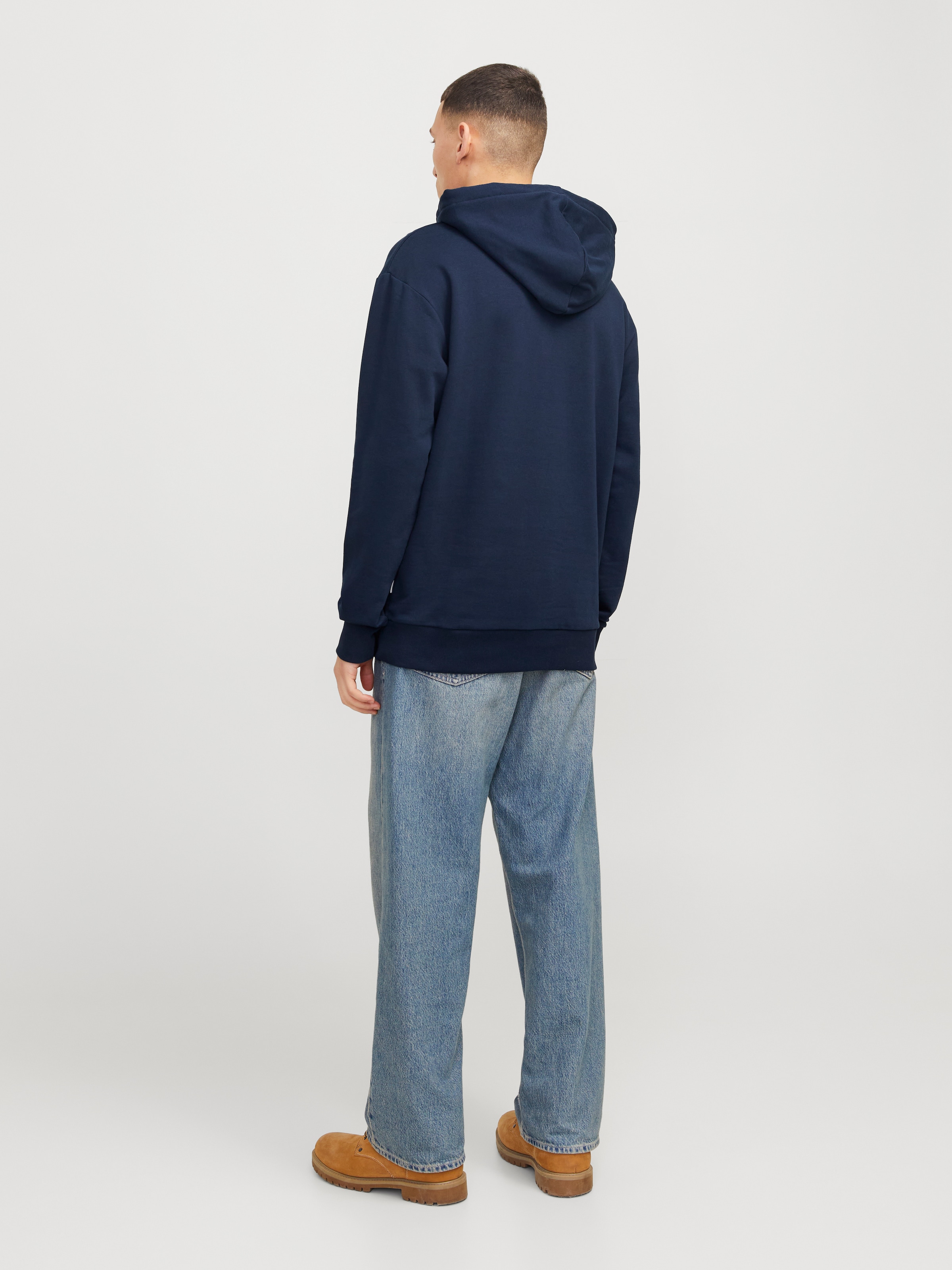 Jack & Jones Kapuzensweatshirt »JJEBRYAN CORP LOGO SWEAT HOOD NOOS«, mit Logo Druck