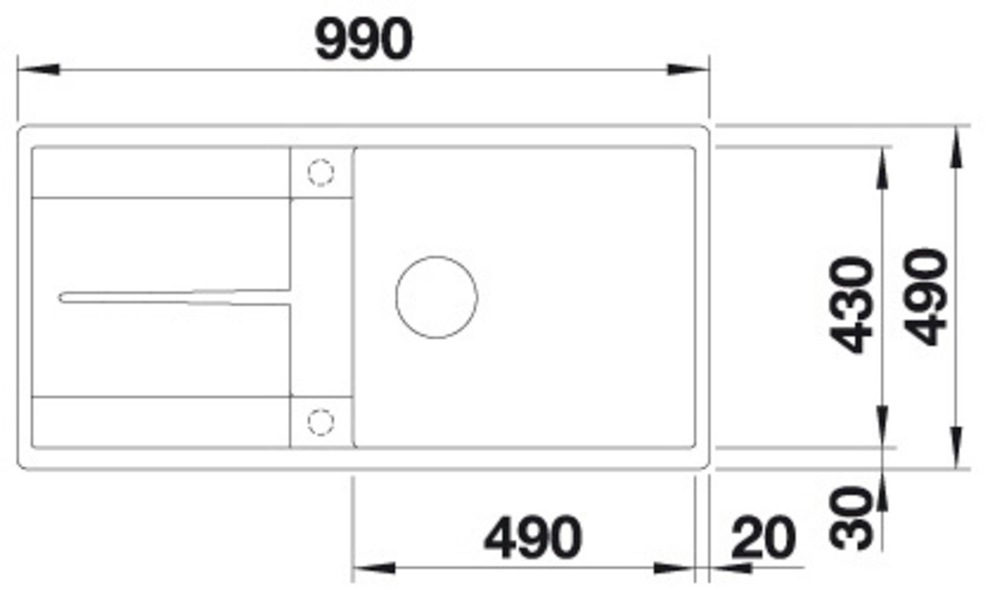 Blanco Granitspüle »METRA XL 6 S-F« 1 Stk. tlg. erhältlich in mehreren Farben