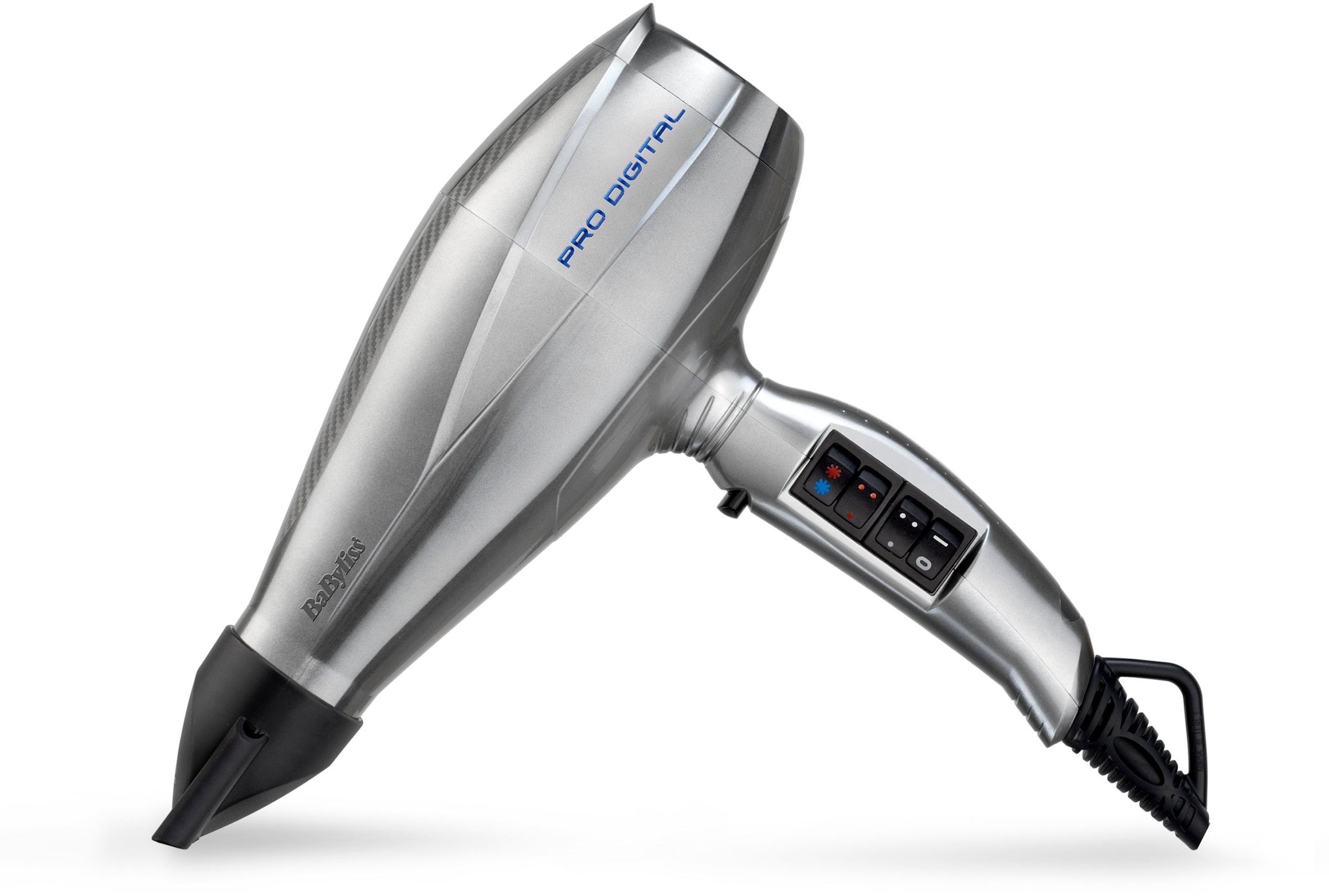 BaByliss Haartrockner »6000E Pro Digital«, 2200 W, 3 Aufsätze, mit digitalem Motor