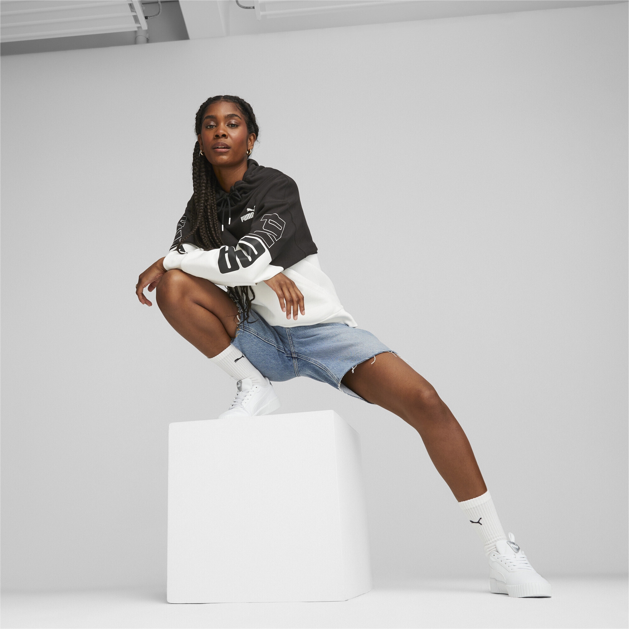 PUMA Sneaker »Carina 2.0 Pop Up Metallics Sneakers Damen«