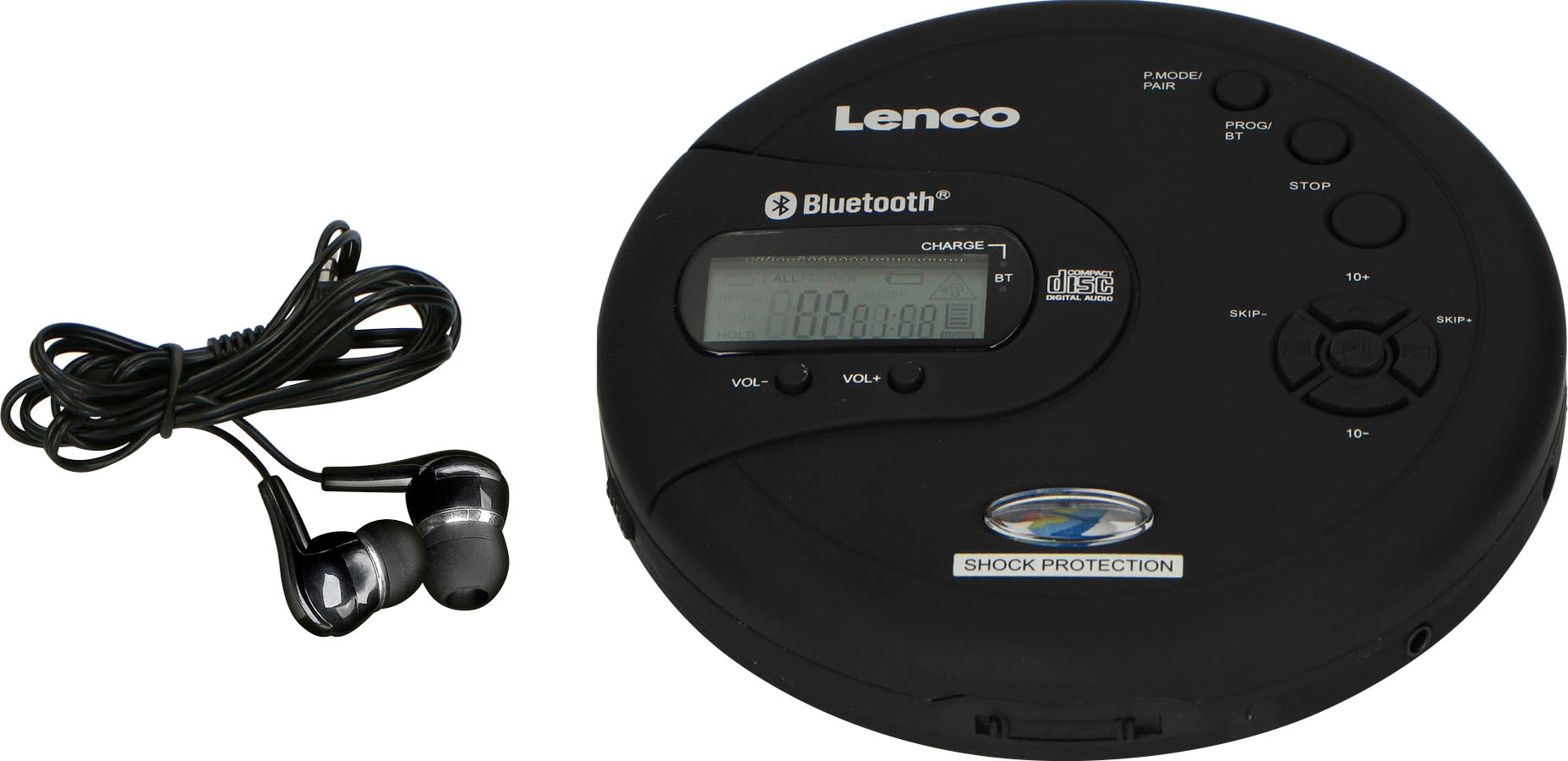 Black »CD-300« Lenco BAUR tragbarer CD-Player Friday |