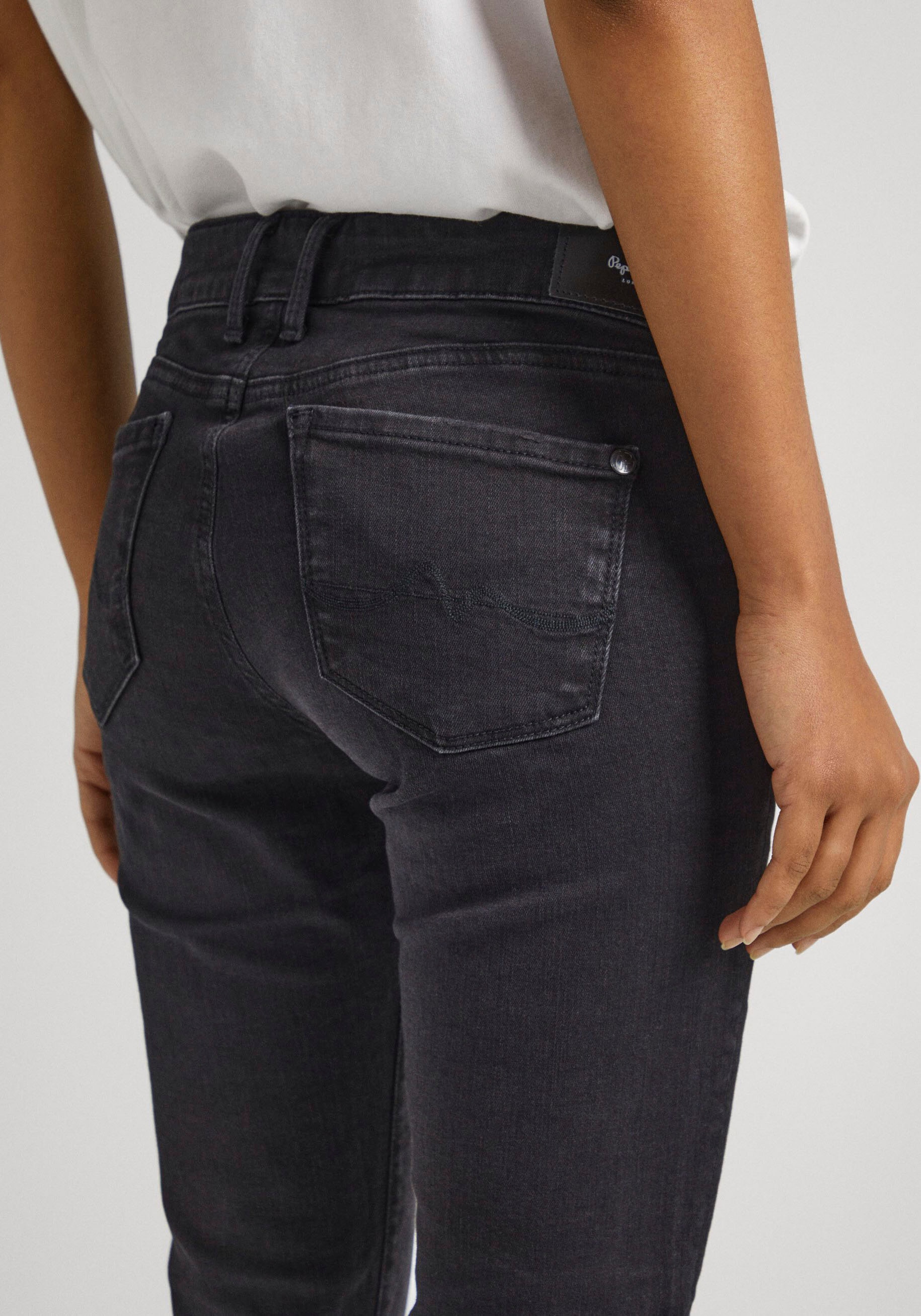 Pepe Jeans Skinny-fit-Jeans »SOHO«, | 1-Knopf und Bund 5-Pocket-Stil im Stretch-Anteil BAUR bestellen mit