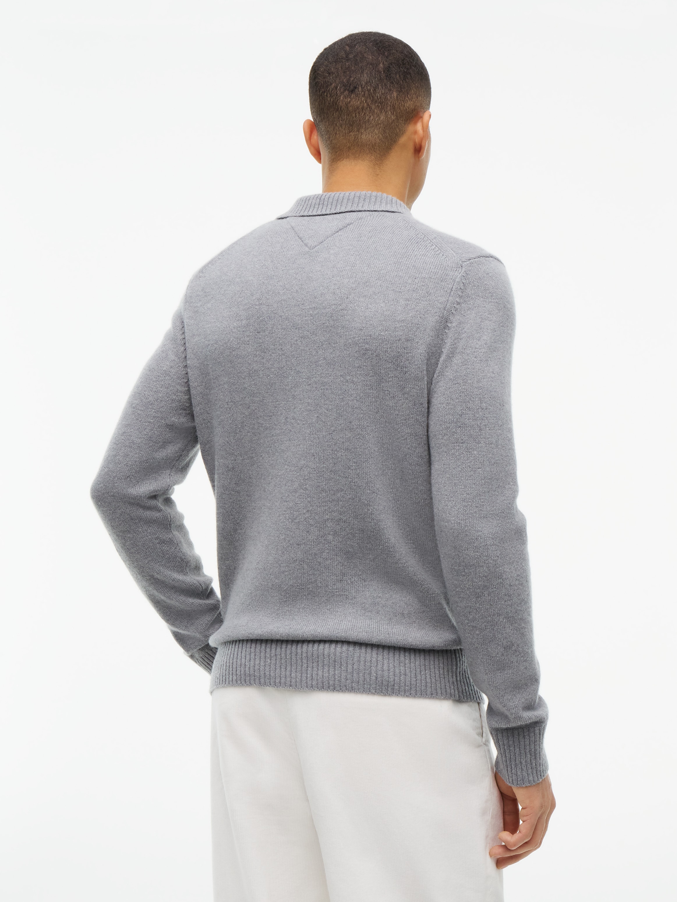 Tommy Hilfiger Polokragenpullover »LAMBSWOOL LS POLO« aus reiner Lammwolle
