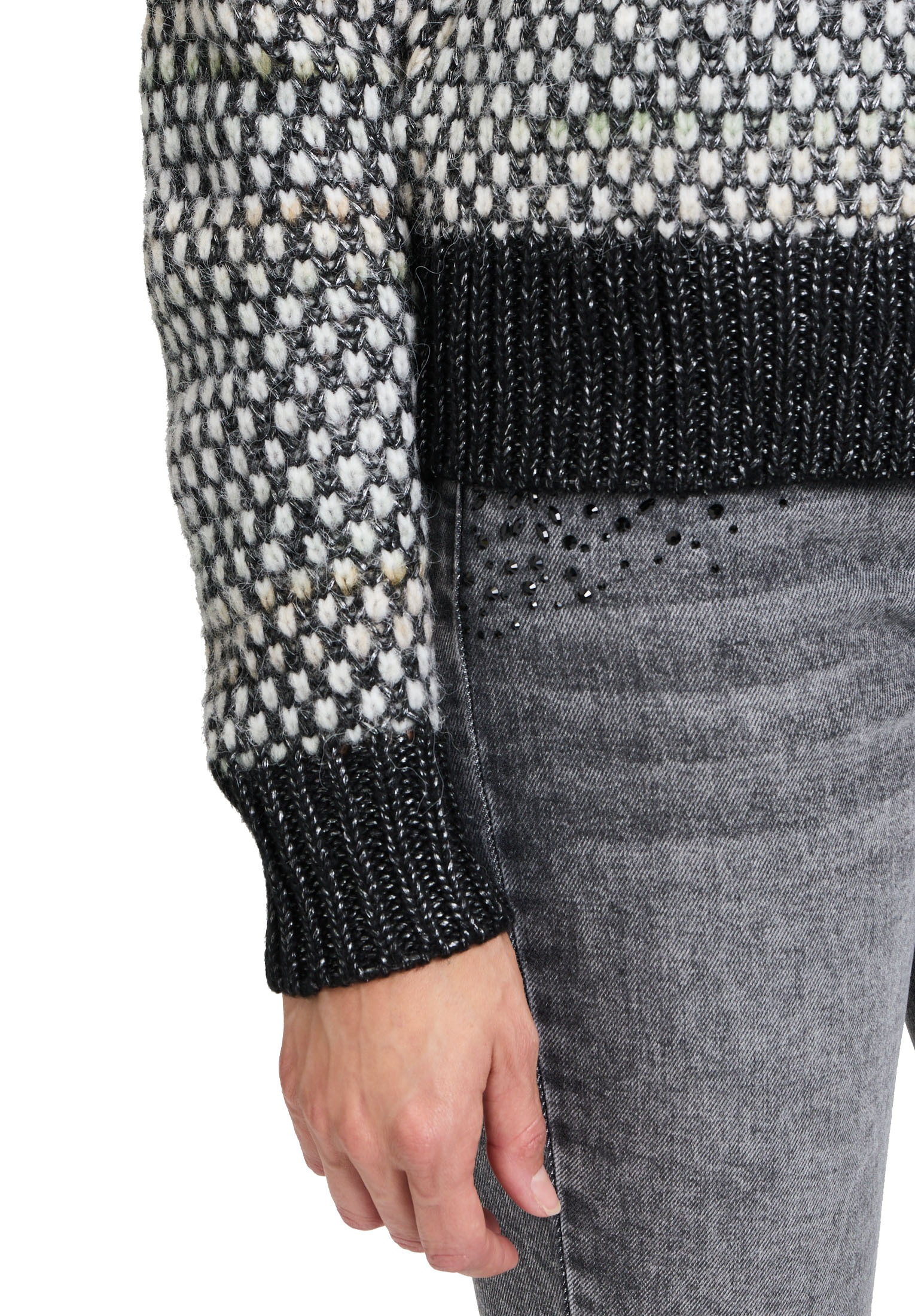 Cartoon Strickjacke »Cartoon Damen Strick-Cardigan mit Reißverschluss«, Struktur