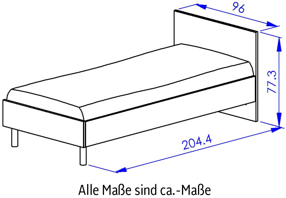 Gami Schlafzimmer-Set »RITMO SCHLAFZIMMER SET 2«, (7 tlg.), Ein Schlafzimmer im zeitlosen Stil mit vielen praktischen Lösungen!