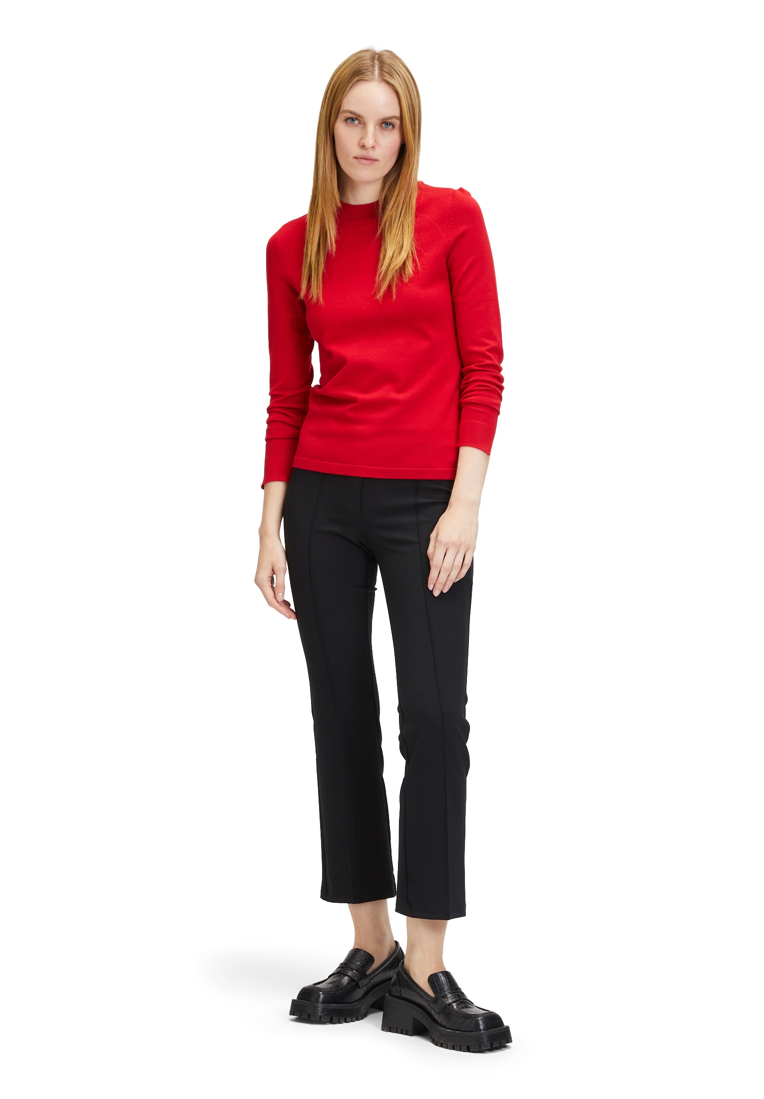 Betty Barclay Strickpullover »Betty Barclay Feinstrickpullover tailliert«, (1 tlg.), Strick