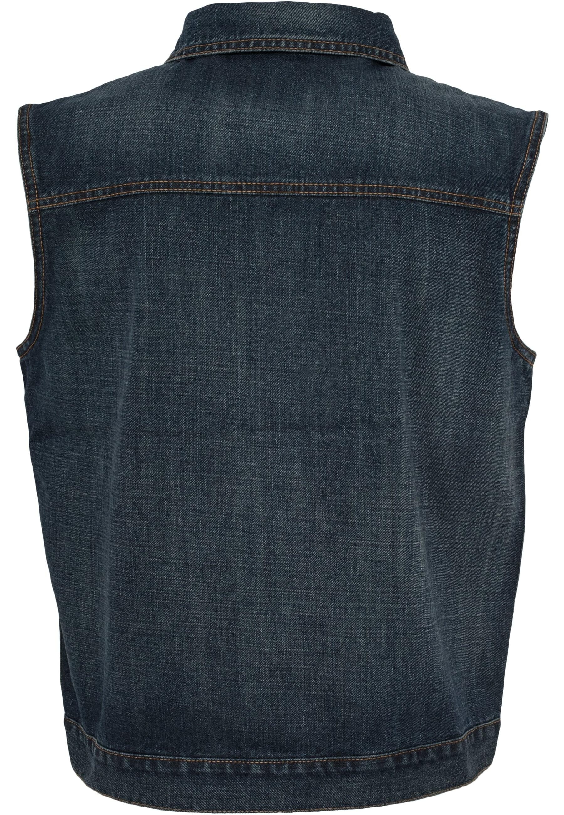 URBAN CLASSICS Jerseyweste "Urban Classics Herren Denim Vest" 1 Stk. günstig online kaufen