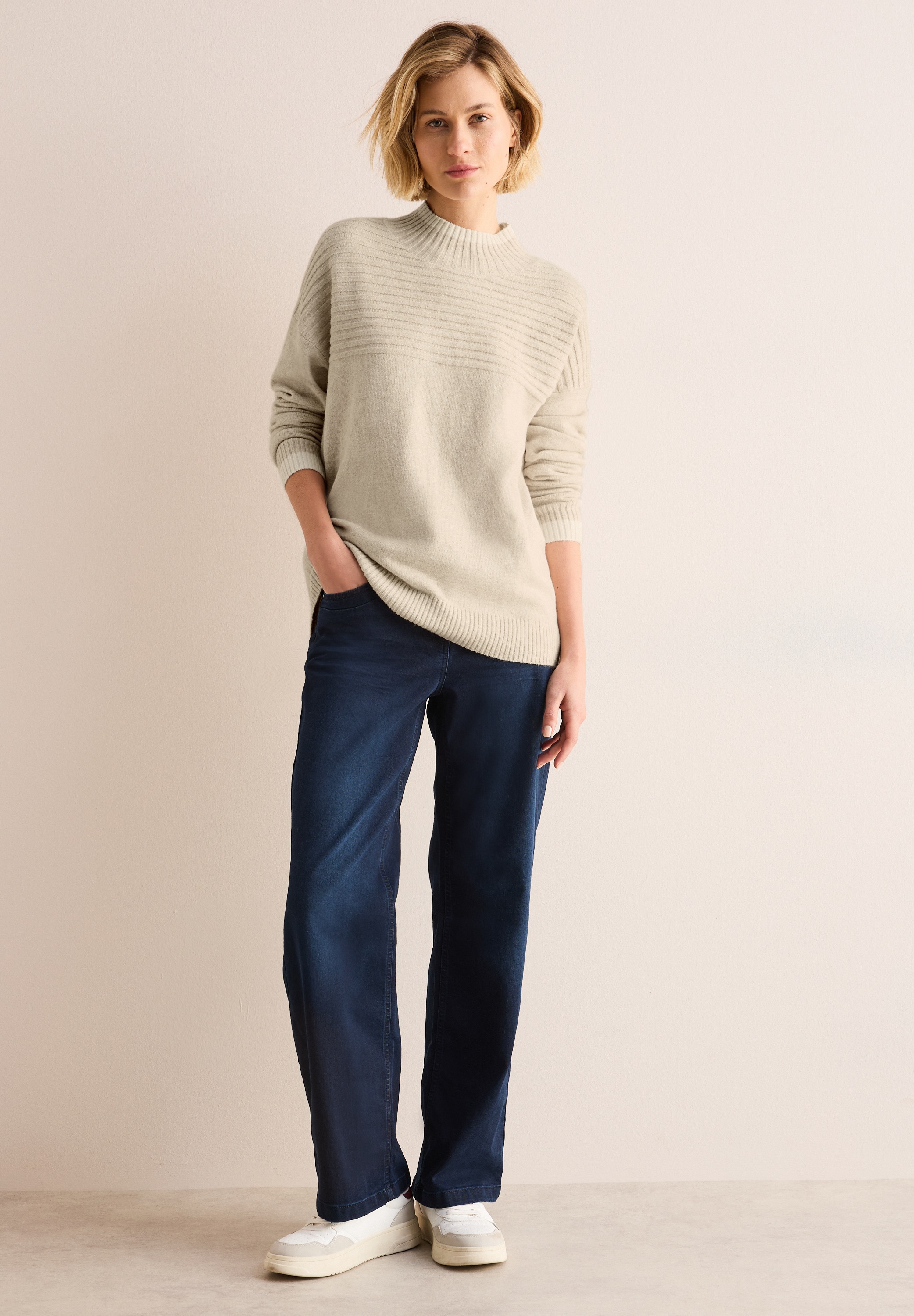 Thumbnail - Cecil Strickpullover, mit Kontrastdetails