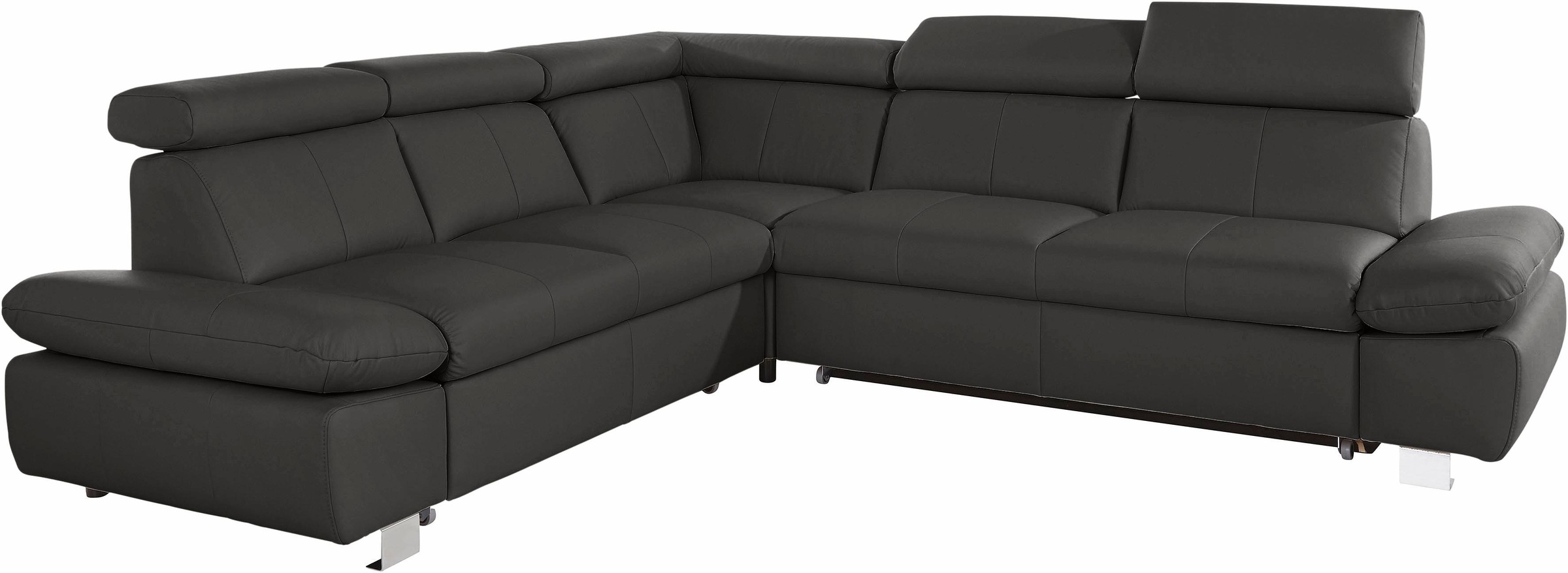 exxpo - sofa fashion Ecksofa "Happy, modern und bequem, L-Form", inkl. Kopf günstig online kaufen