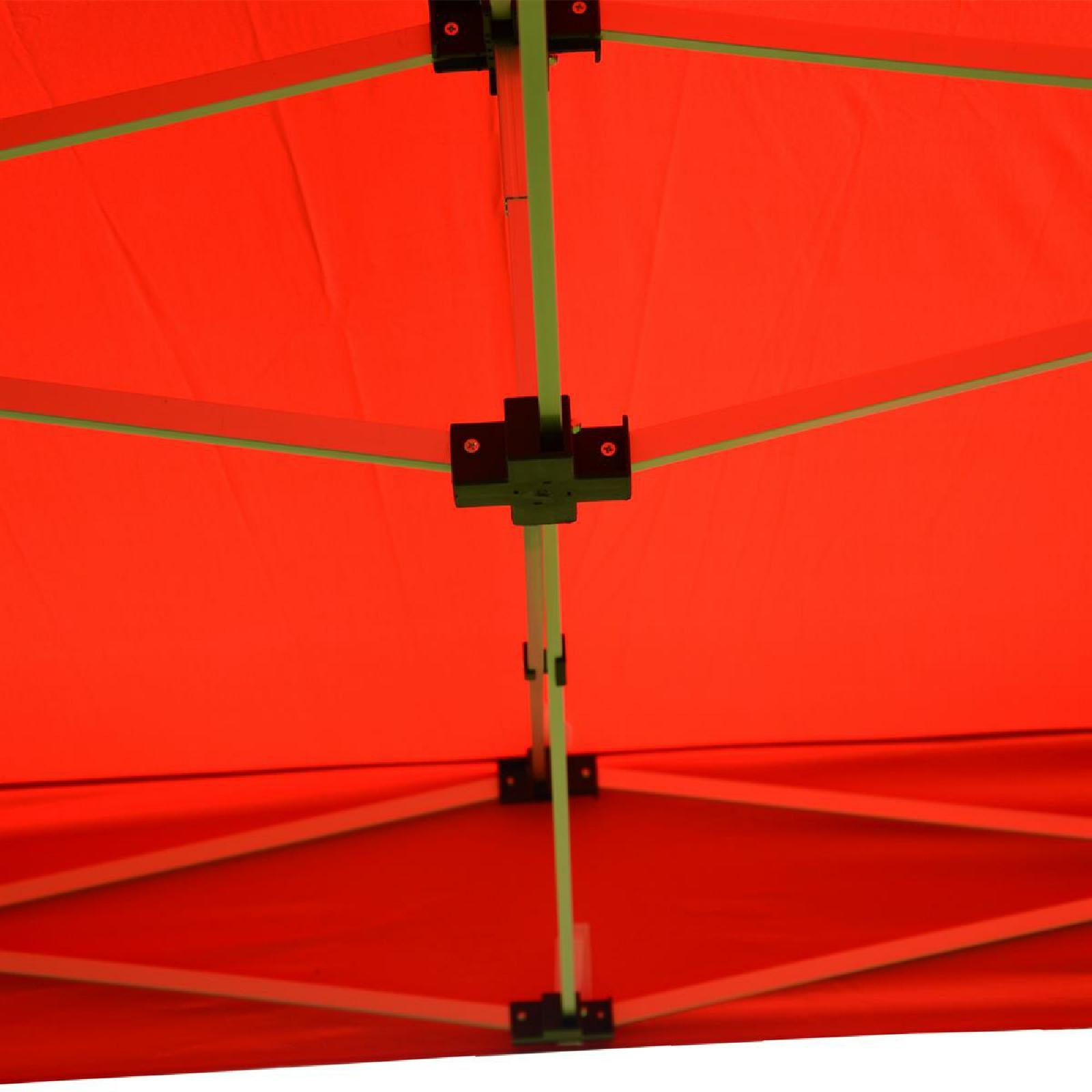 VCM Pavillon »Aluminium-Faltpavillon rot«