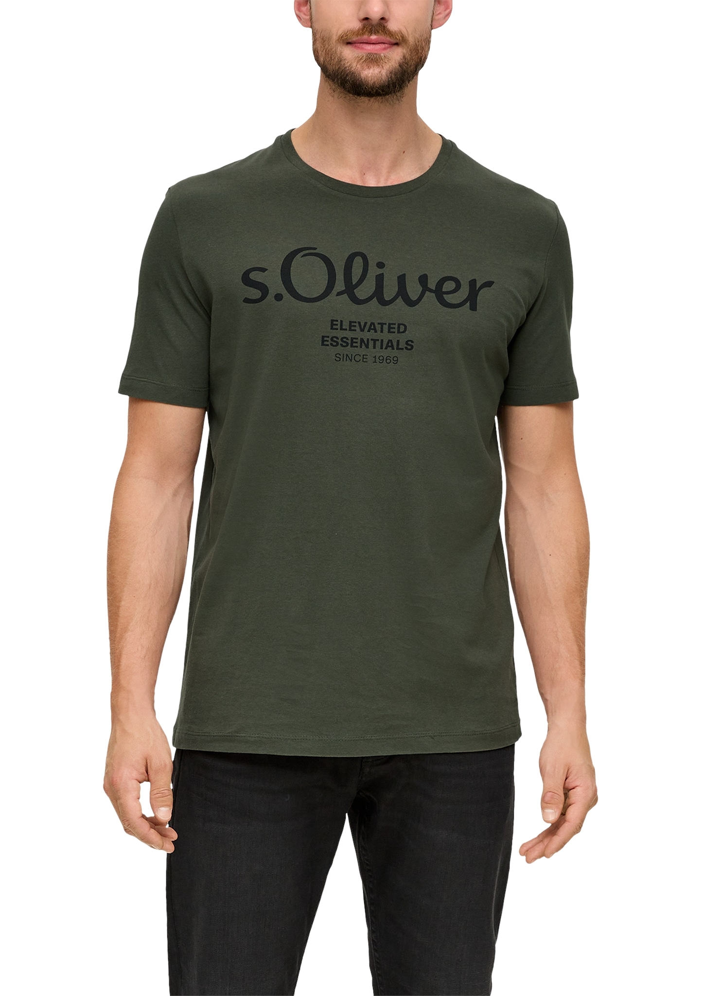 s.Oliver T-Shirt mit Logo-Print günstig online kaufen