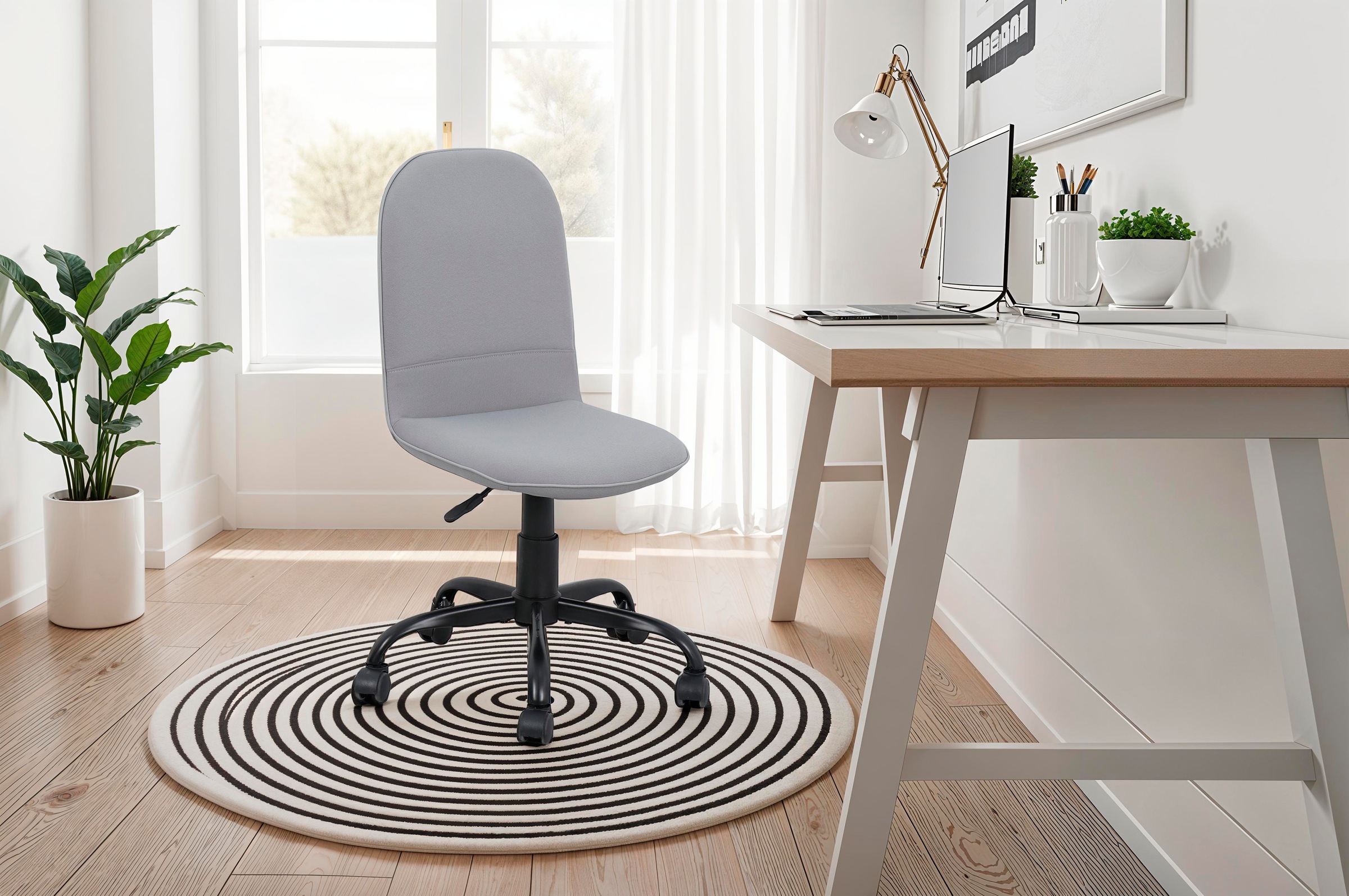 byLIVING Bürostuhl "Trolly" () 1 Stk. Webstoff moderner Kinderstuhl / Drehs günstig online kaufen