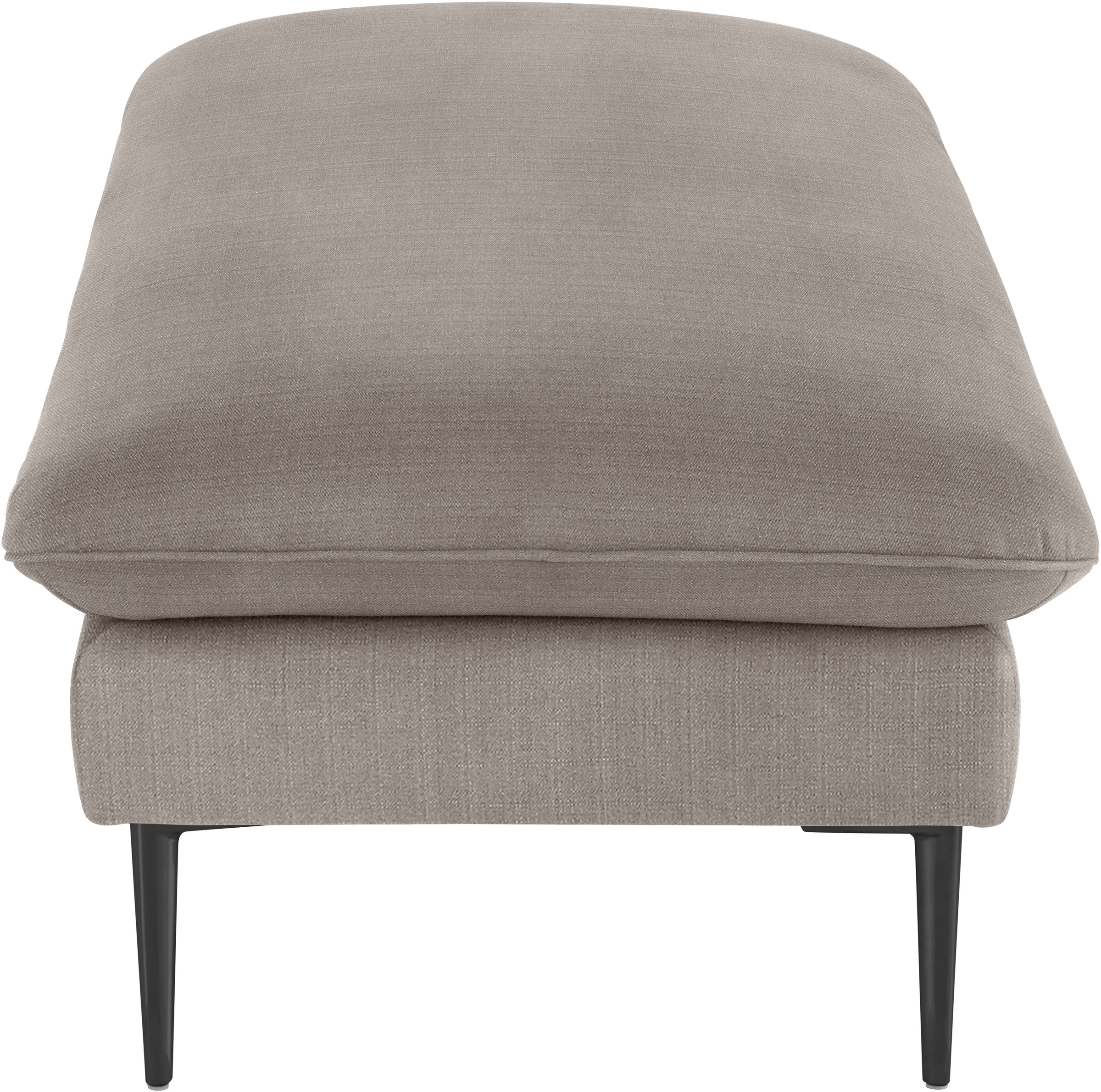 W.SCHILLIG Hocker »enjoy&MORE«, Füße schwarz pulverbeschichtet, Breite 151 cm