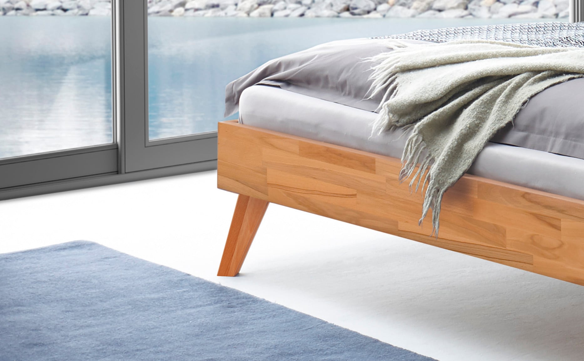 HASENA Holzbett »Calvari« mit einer Fußhöhe von 25 cm