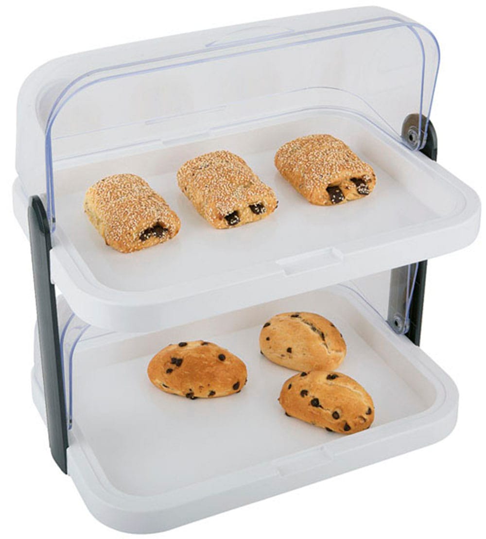 APS Buffet-Vitrine »Doppeldecker« 2-stufig, inkl. 4 Kühlakkus