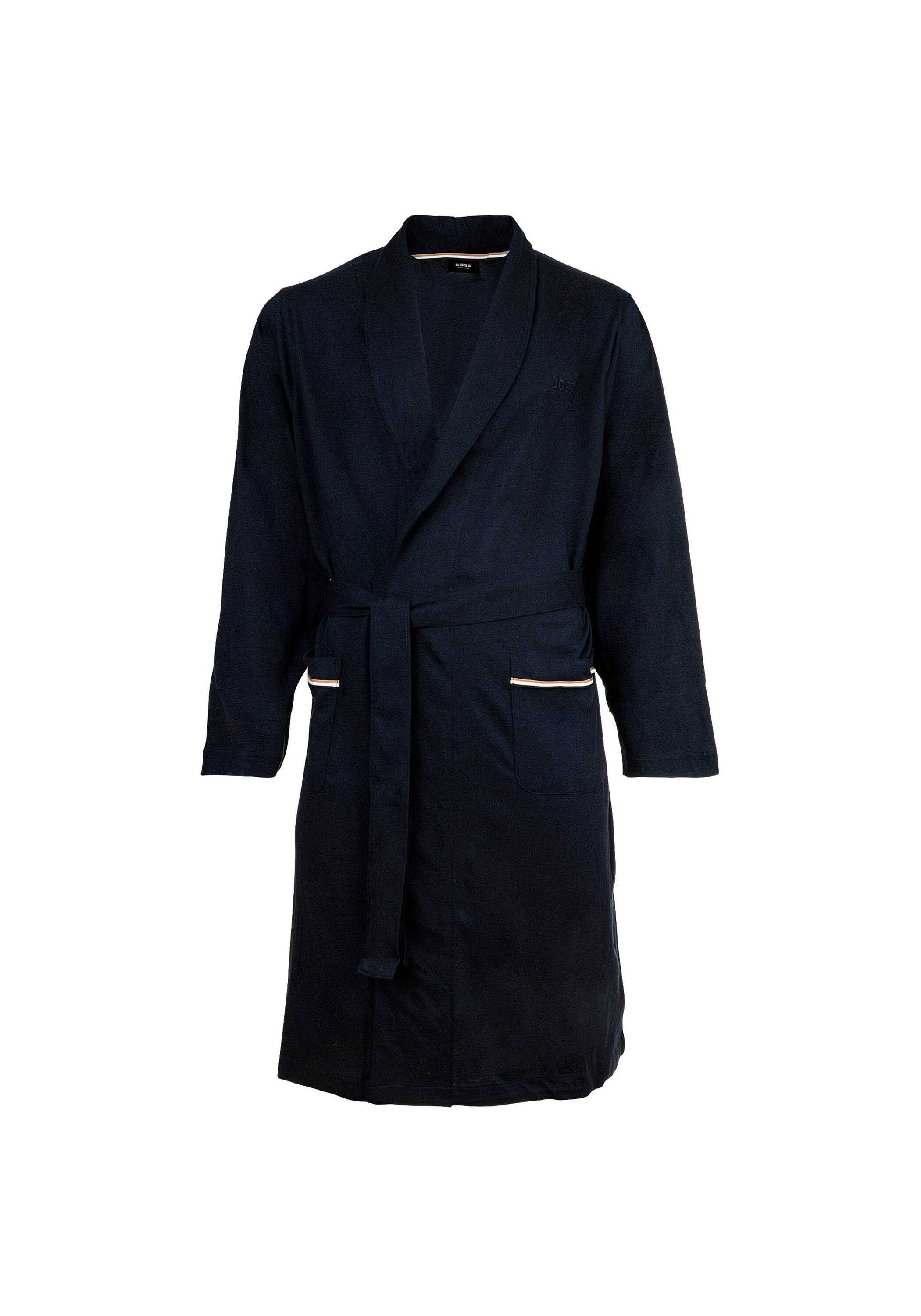 Bademantel BOSSblau, Obermaterial: 100% Baumwolle CO., Hausmäntel, "Bademantel"